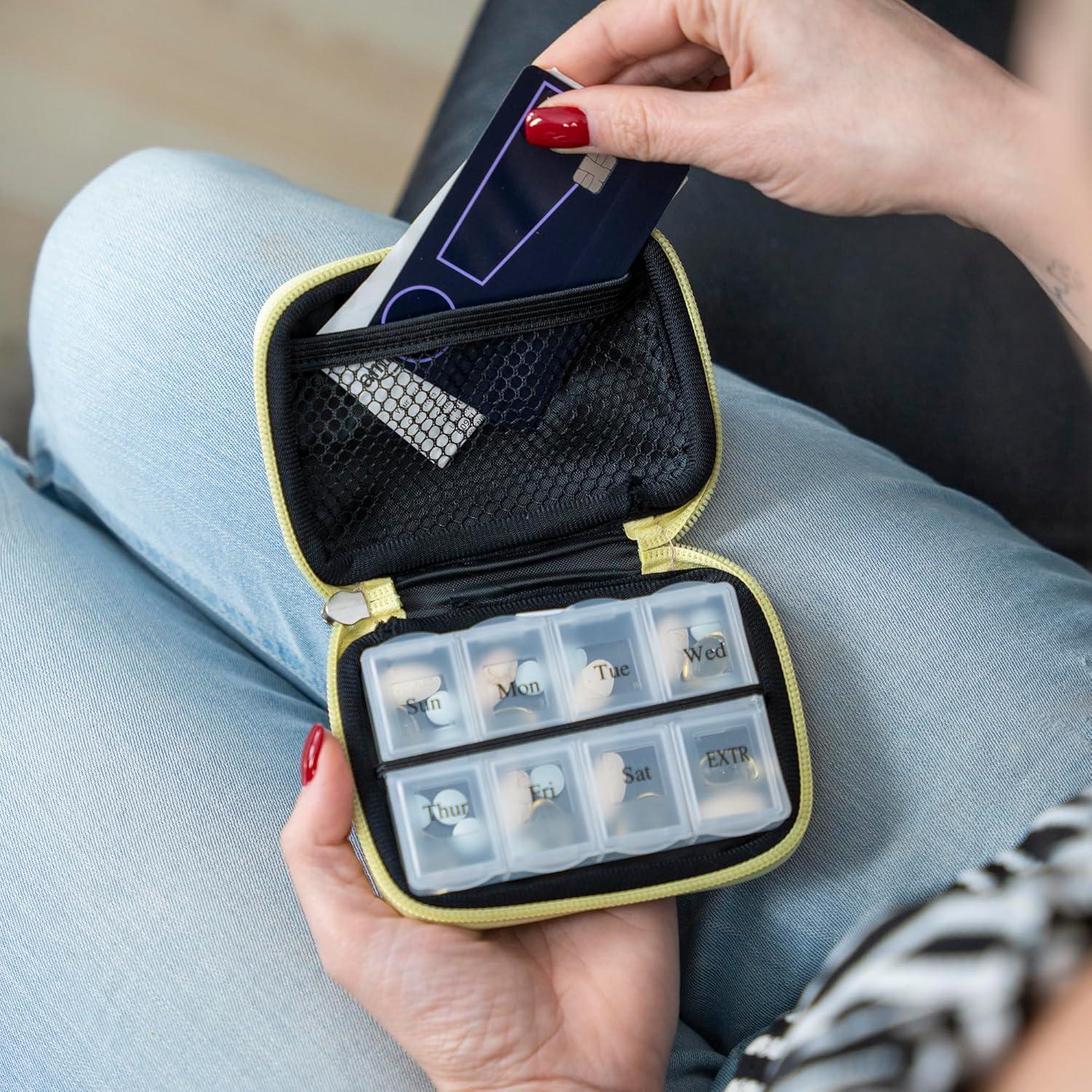 Estuche Organizador de Pastillas Kit Fácil - 8 Compartimentos