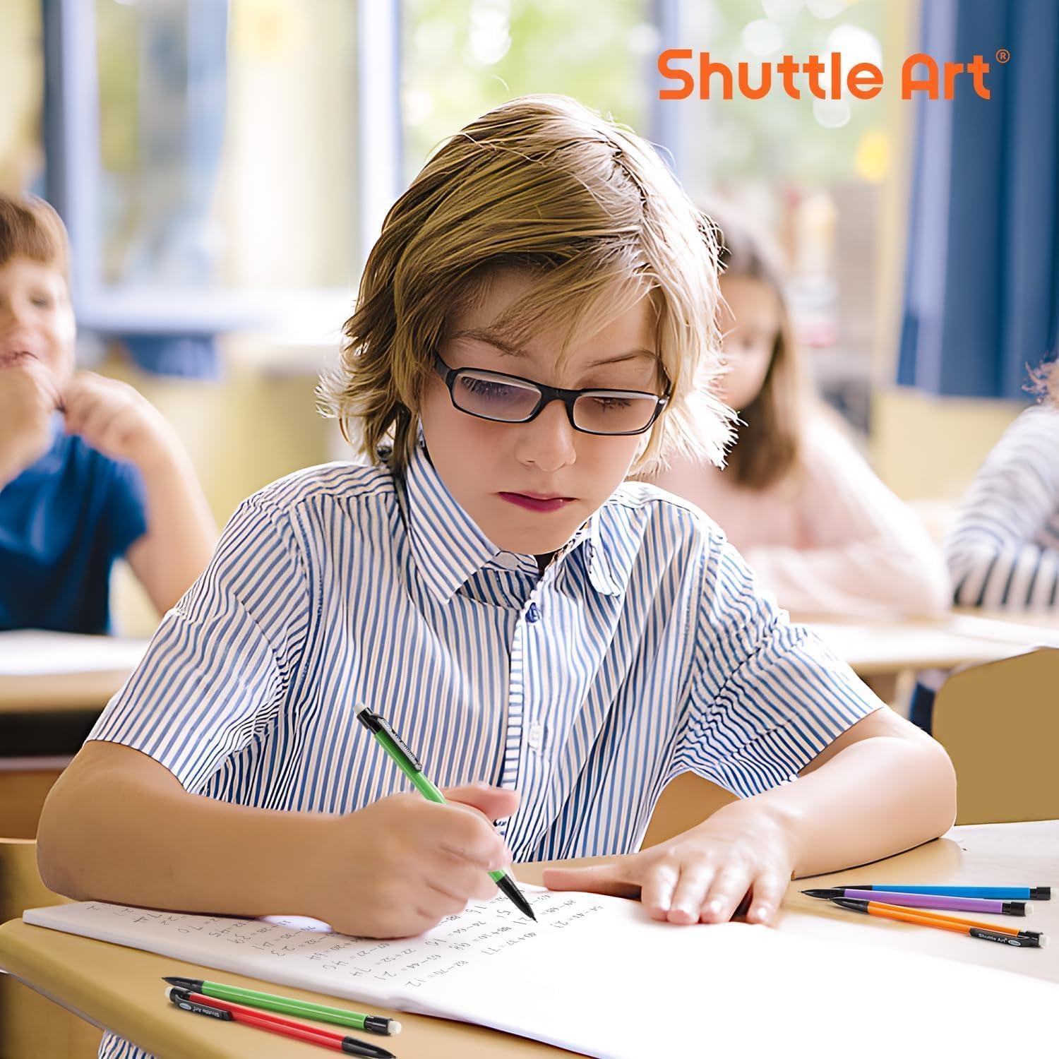 Lápices Mecánicos Shuttle Art 210 Piezas 0.7mm HB