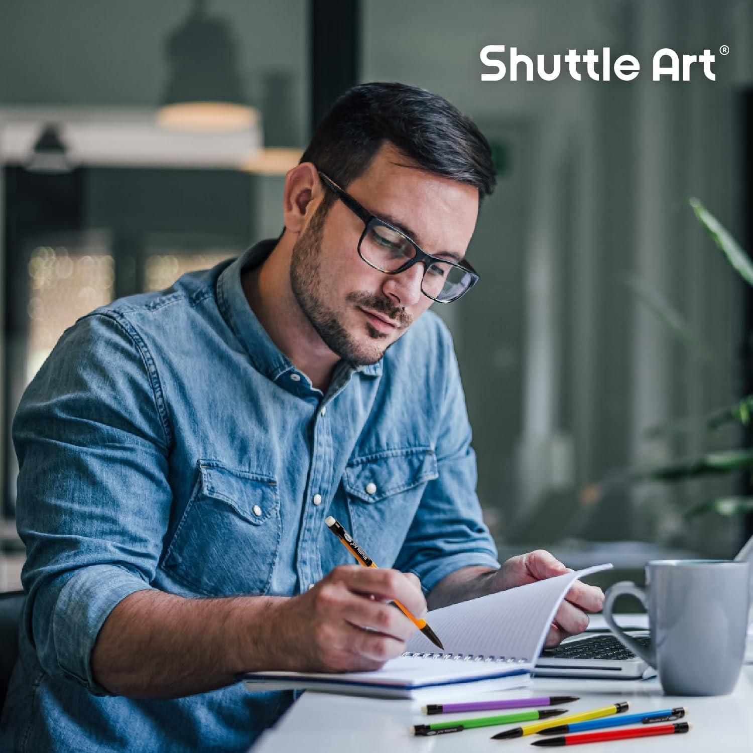 Lápices Mecánicos Shuttle Art 210 Piezas 0.7mm HB