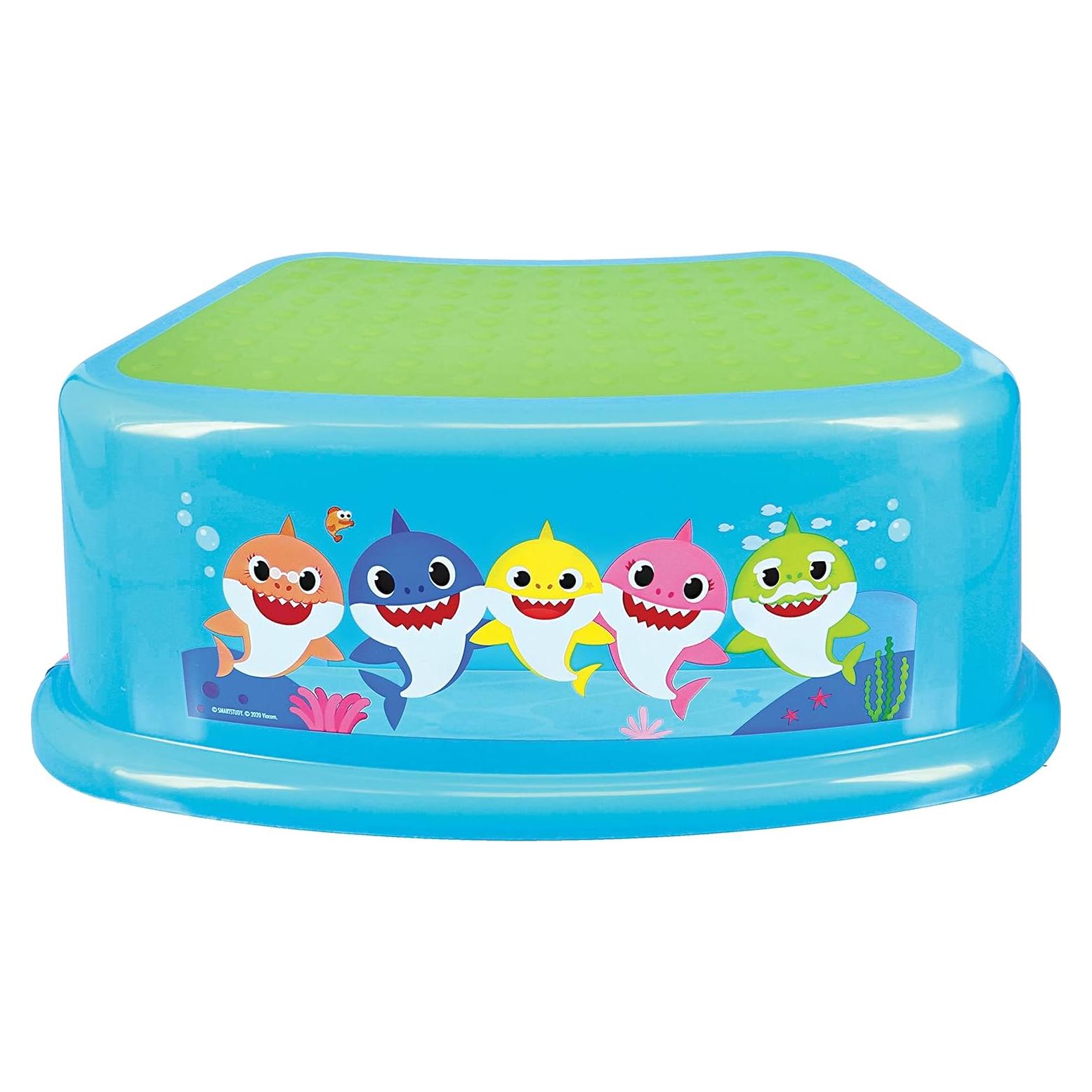 Escalón de Baño Baby Shark PinkFong Antideslizante 36.2x24.1cm