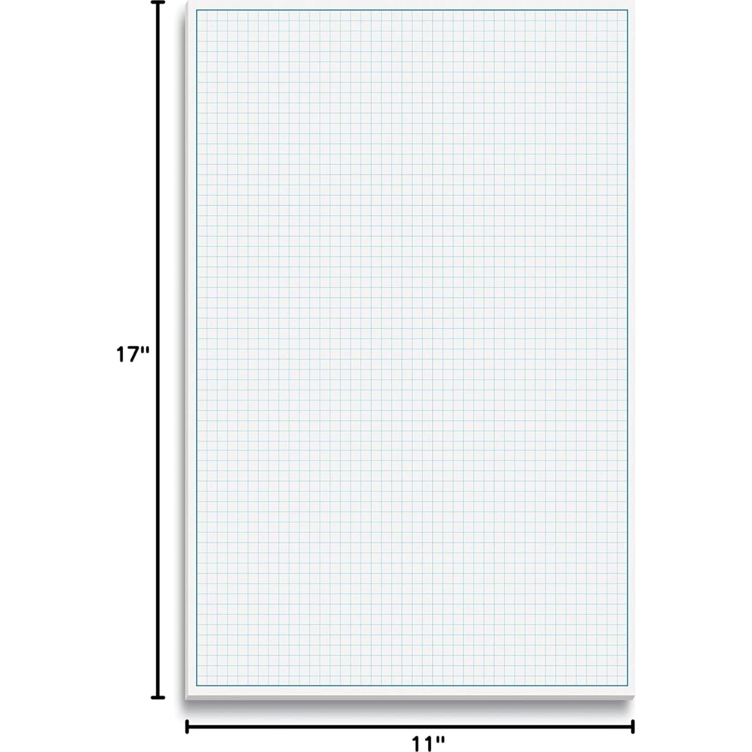 Bloc Cuadriculado Better Office 50 Hojas 27,94x43,18cm Azul