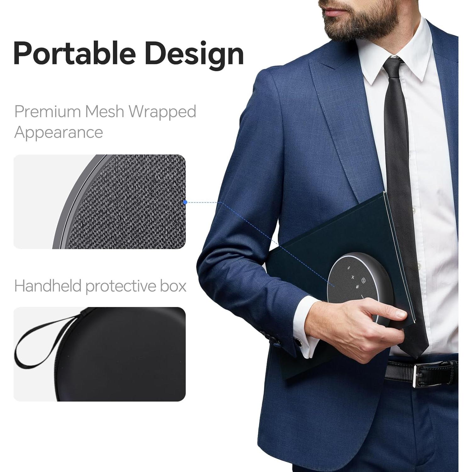 Altavoz Bluetooth NewPie para Conferencias 360° USB-C