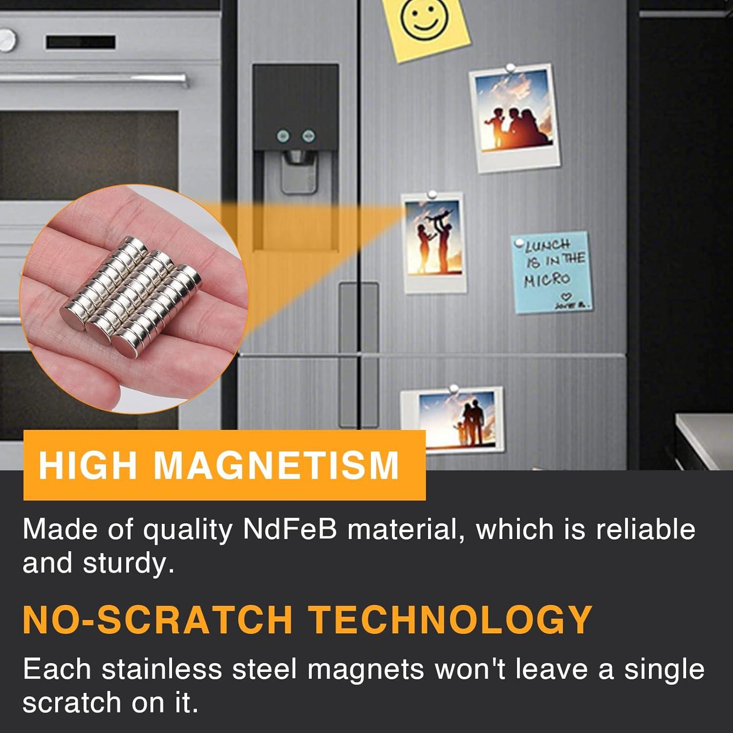 Imanes Redondos TRYMAG 6x3mm, 300 Pcs Neodimio Multiusos