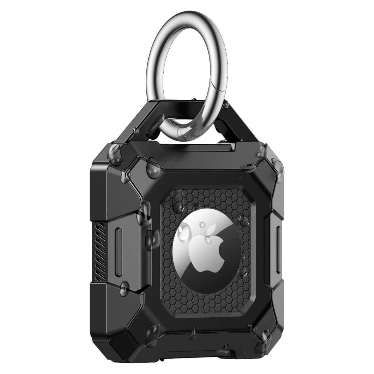 Soporte impermeable Beydoa para llavero AirTag - Negro