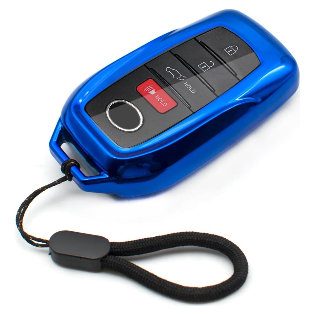 Funda de Llave TPU Azul MECHCOS para Toyota 6 Botones