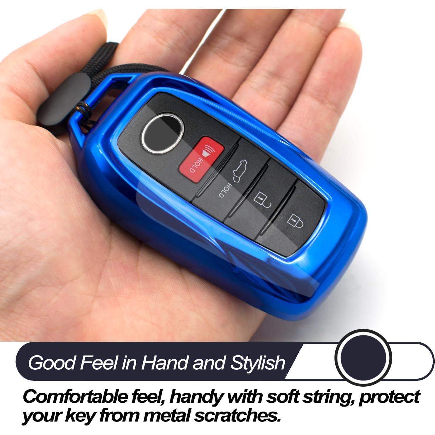 Funda de Llave TPU Azul MECHCOS para Toyota 6 Botones