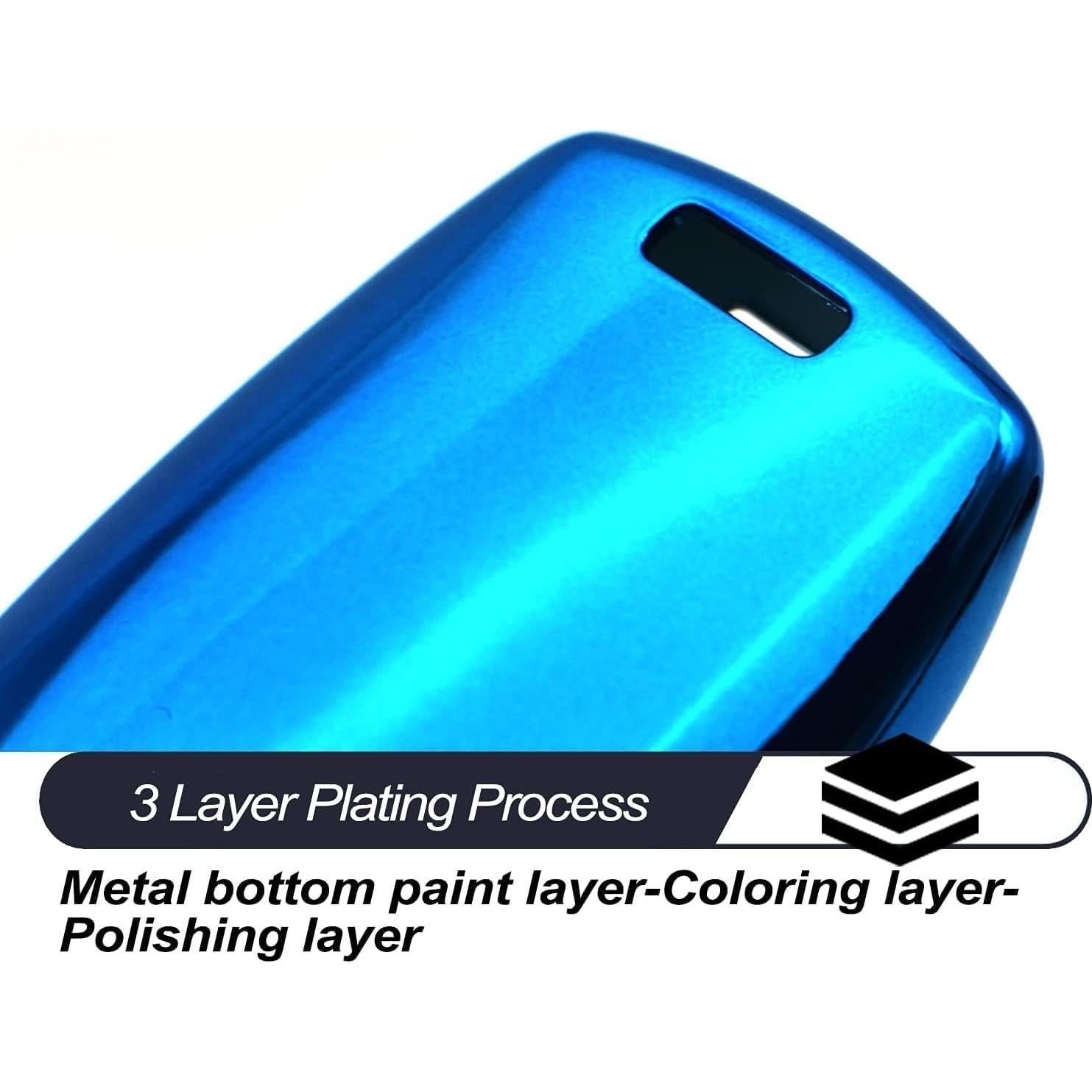 Funda de Llave TPU Azul MECHCOS para Toyota 6 Botones