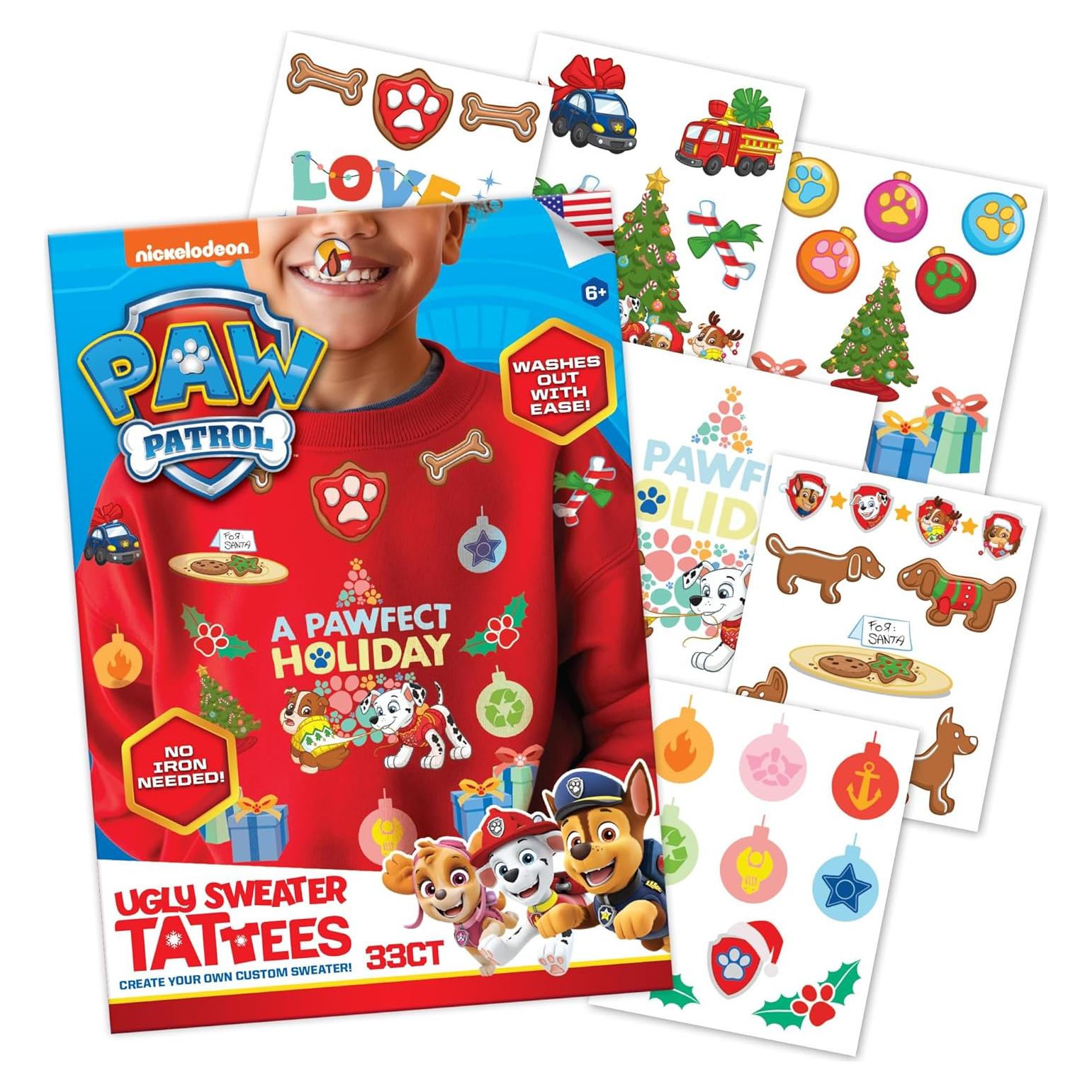 Kit de Tatuajes Temporales Paw Patrol - 33 Diseños para Ropa