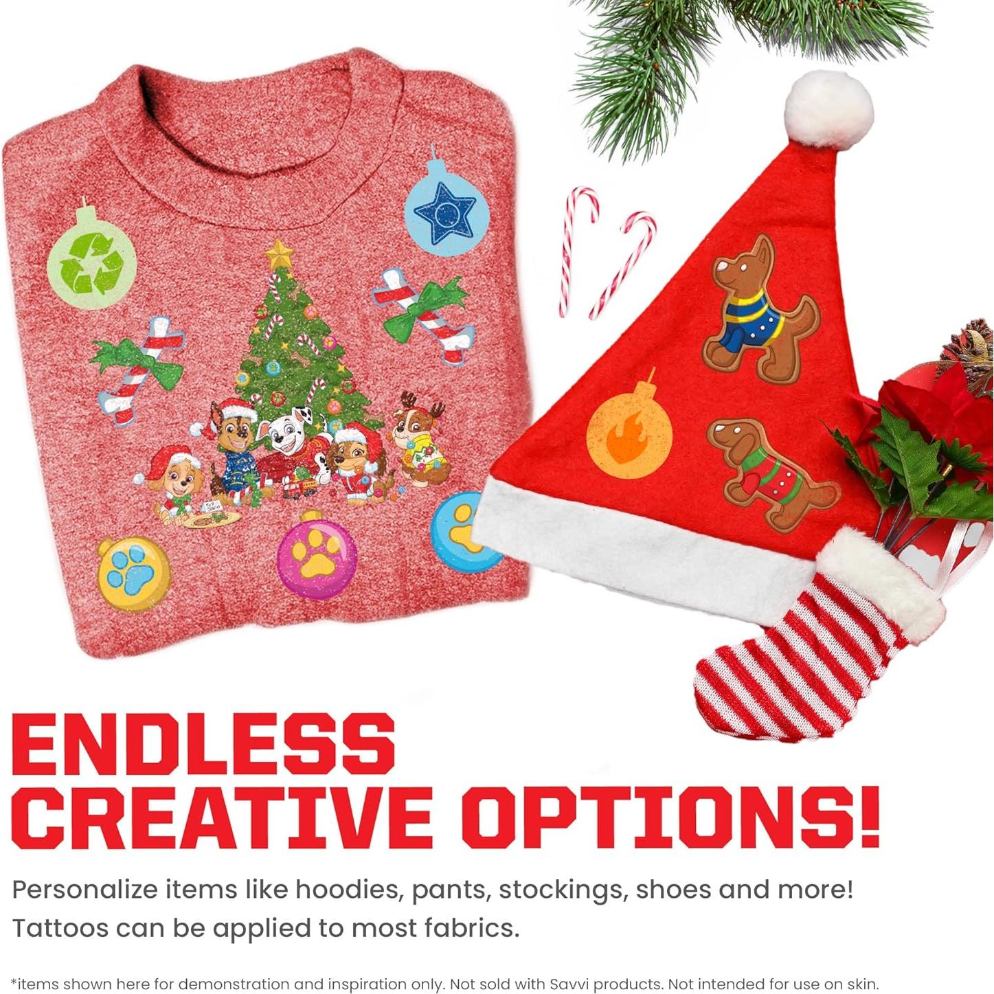 Kit de Tatuajes Temporales Paw Patrol - 33 Diseños para Ropa