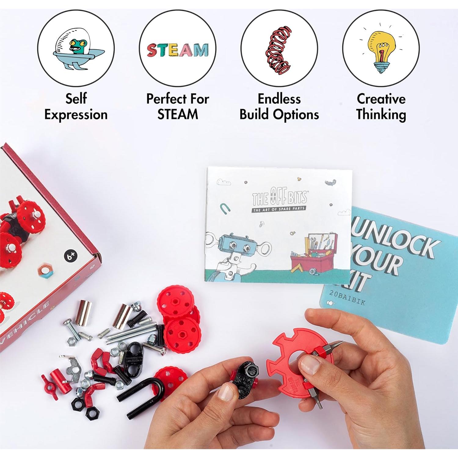 Robot Educativo OffBits ChopperBit - Kit de Construcción STEM
