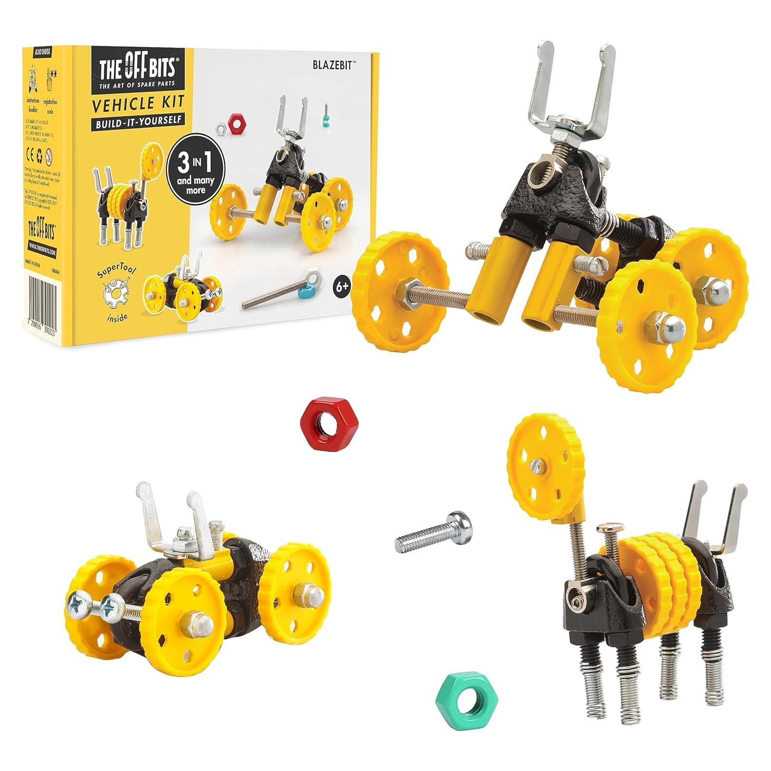 Kit de Construcción BlazeBit The Off Bits - Vehículo Amarillo