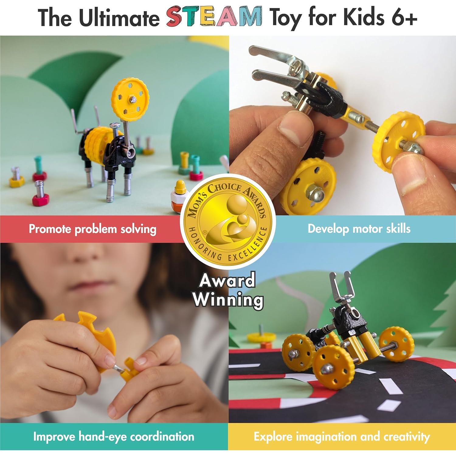 Kit de Construcción BlazeBit The Off Bits - Vehículo Amarillo