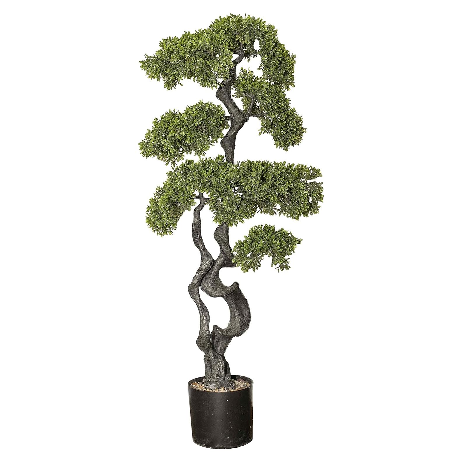 Árbol Bonsai Artificial Vintage Home 1.25m Verde Decoración