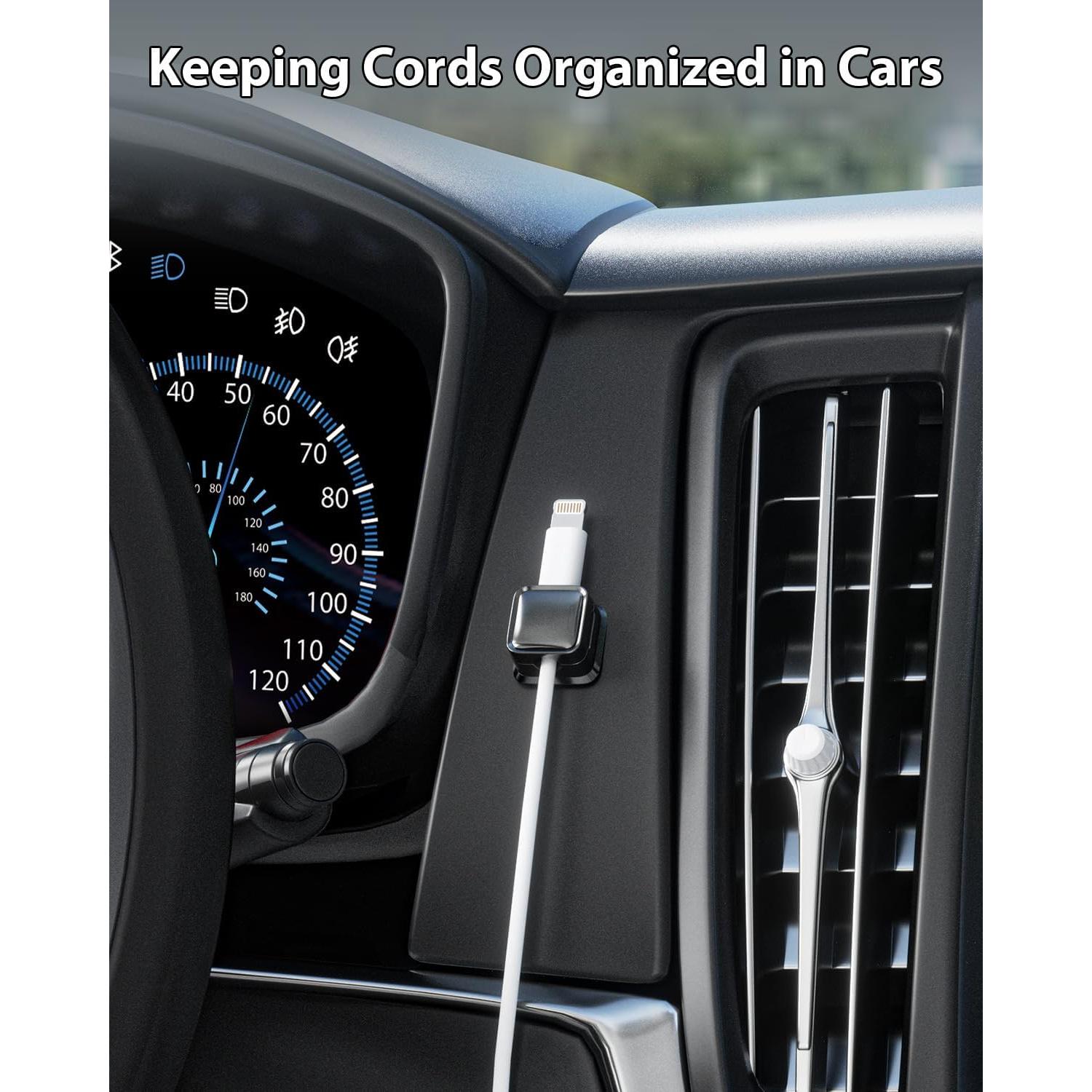 Organizador de Cables Costop 8 Piezas Adhesivo Magnético