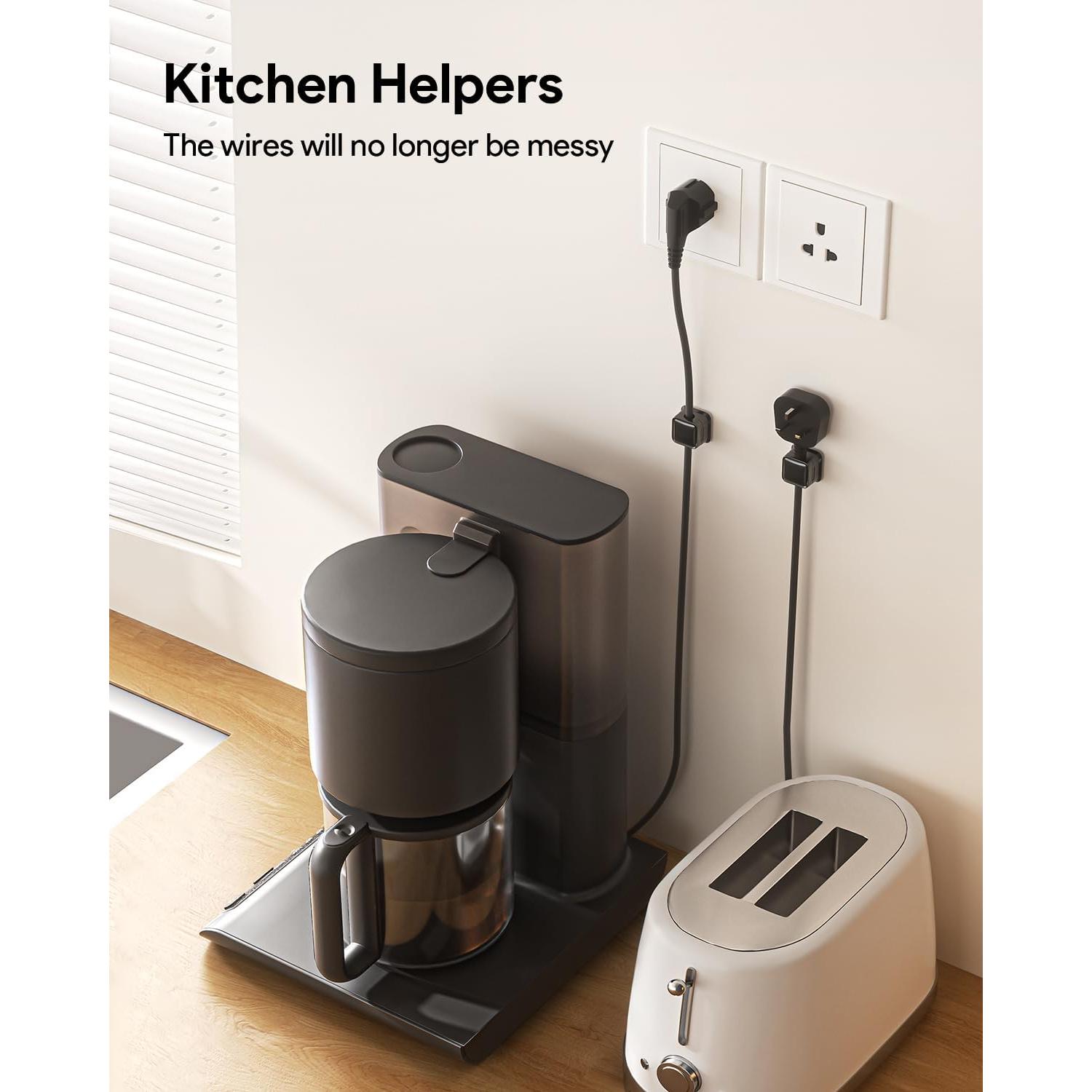 Organizador de Cables Costop 8 Piezas Adhesivo Magnético