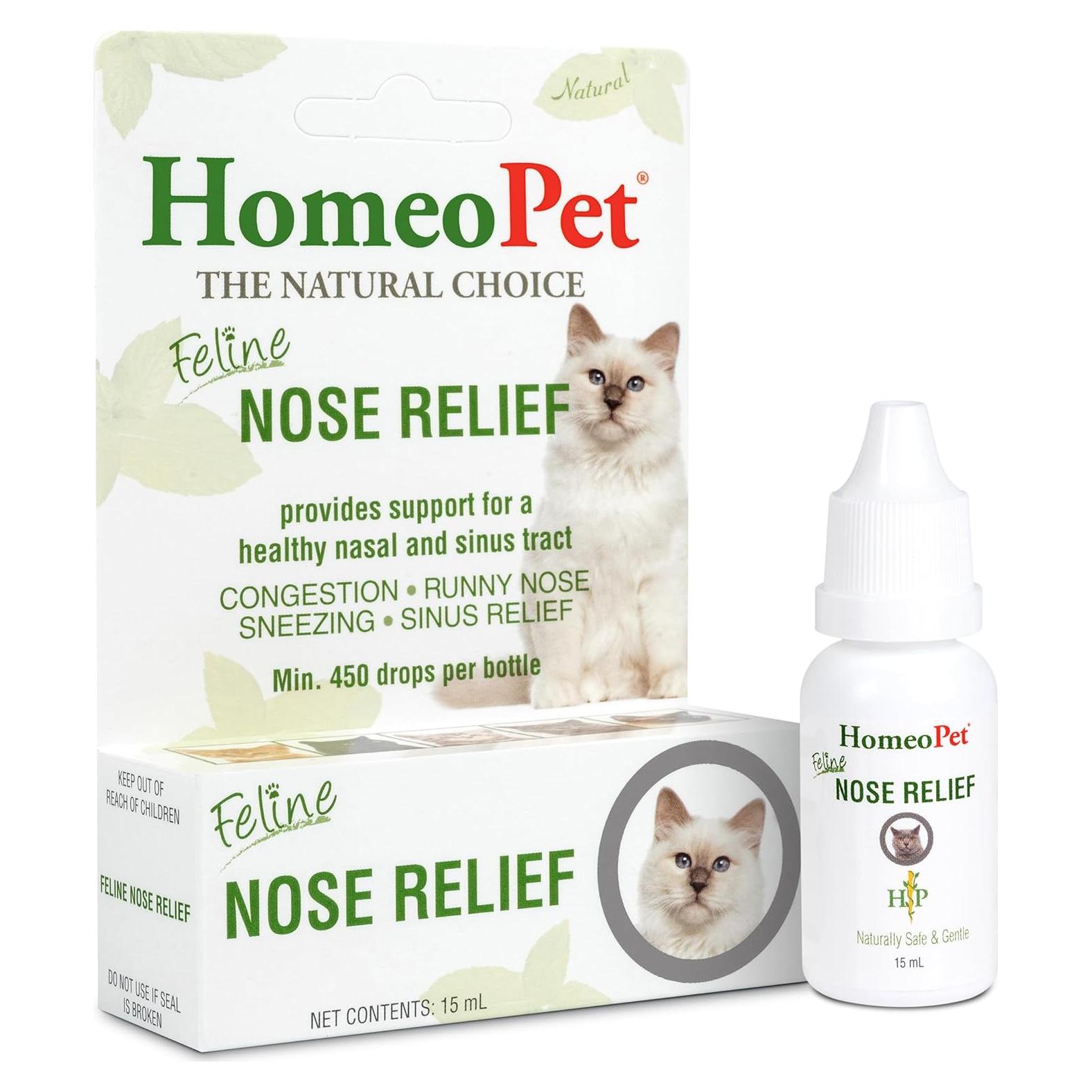 HomeoPet Alivio Nasal para Gatos 15ml - Suplemento Natural
