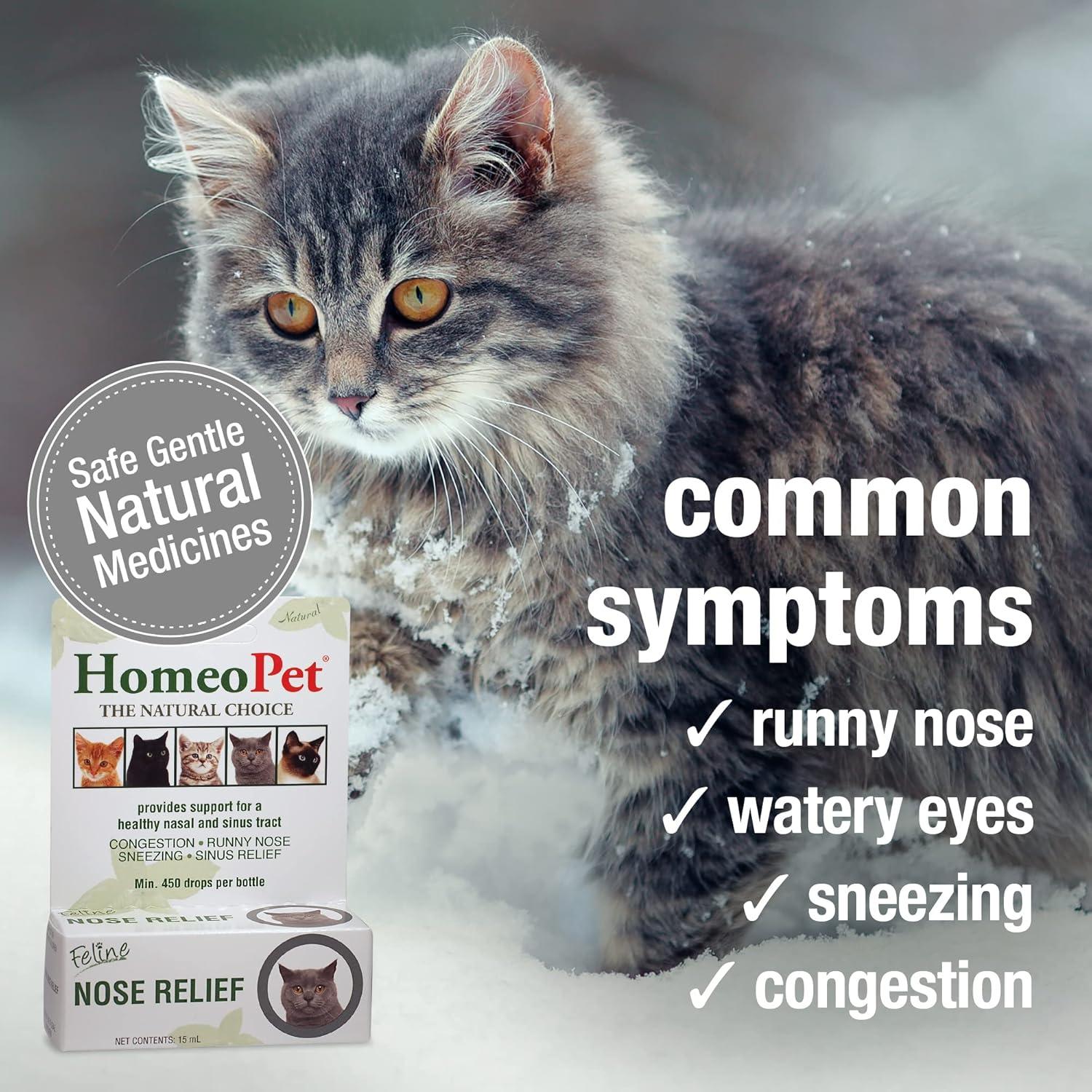 HomeoPet Alivio Nasal para Gatos 15ml - Suplemento Natural