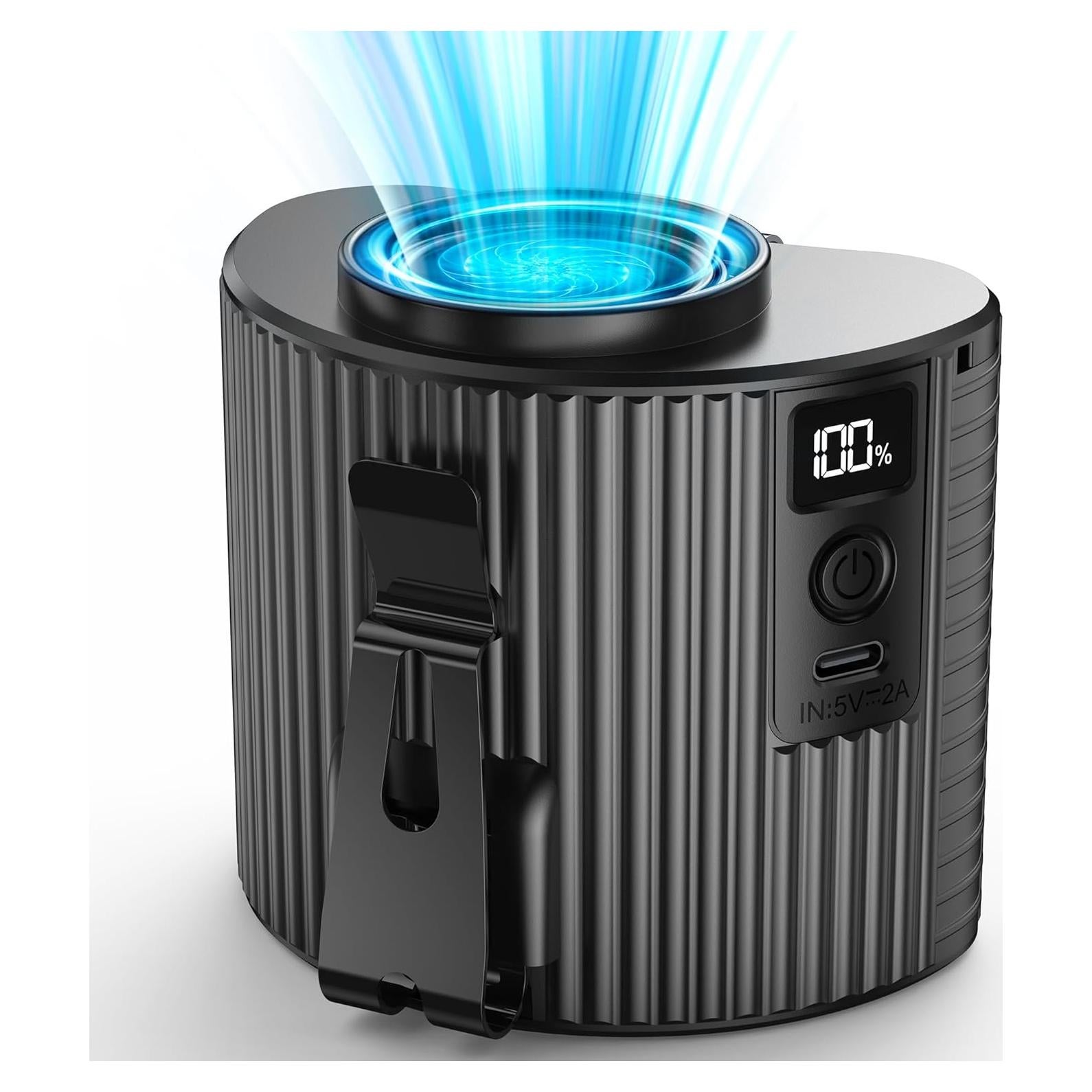 Ventilador Mini Portátil COMLIFE K20 5 Velocidades 20H Batería