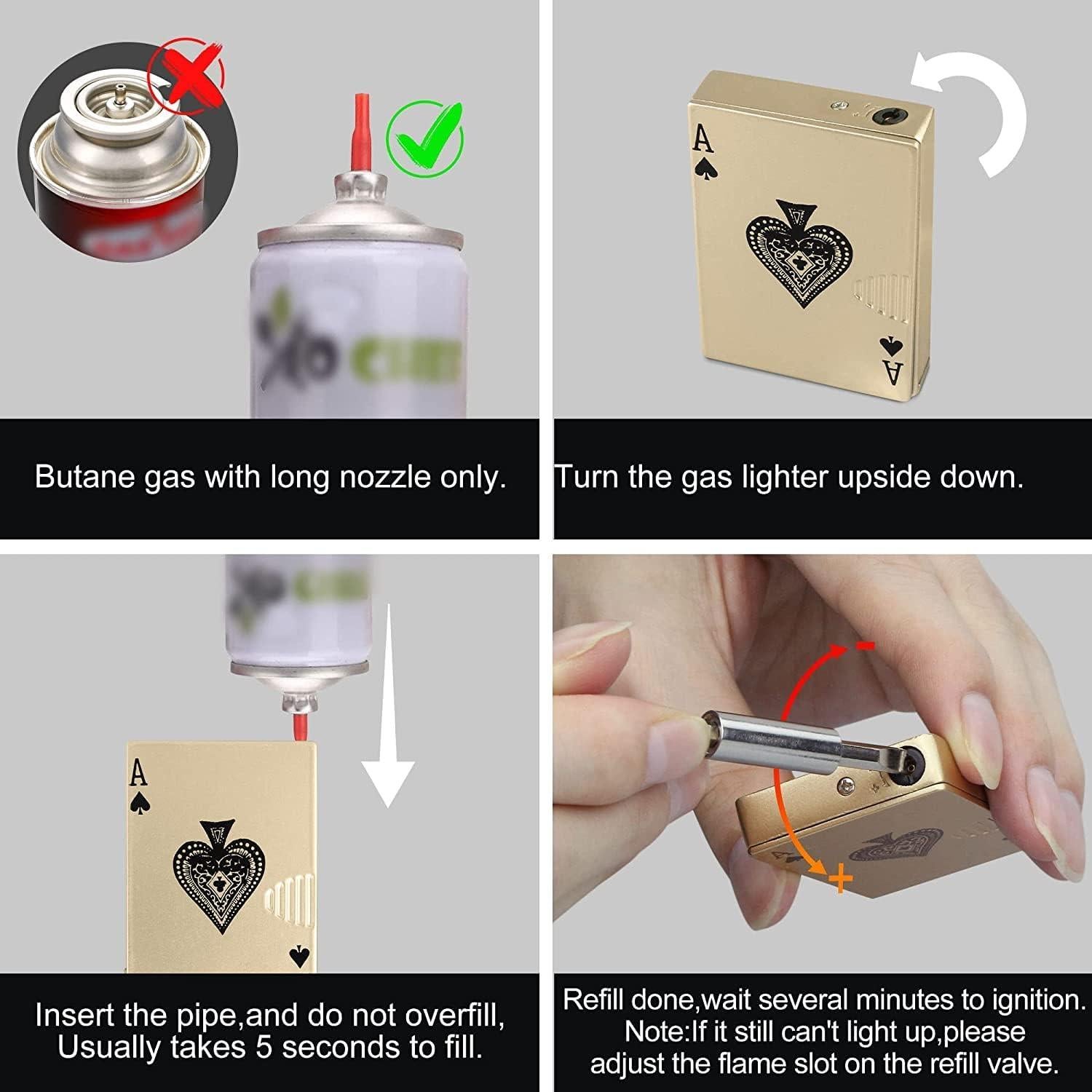 Encendedor Jet Torch LAOKSFZ Llama Verde Recargable Metal