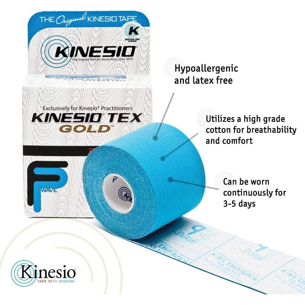 Cinta Kinesio Tex Gold FP Roja 5,08 cm x 5,03 m - 6 Pzas