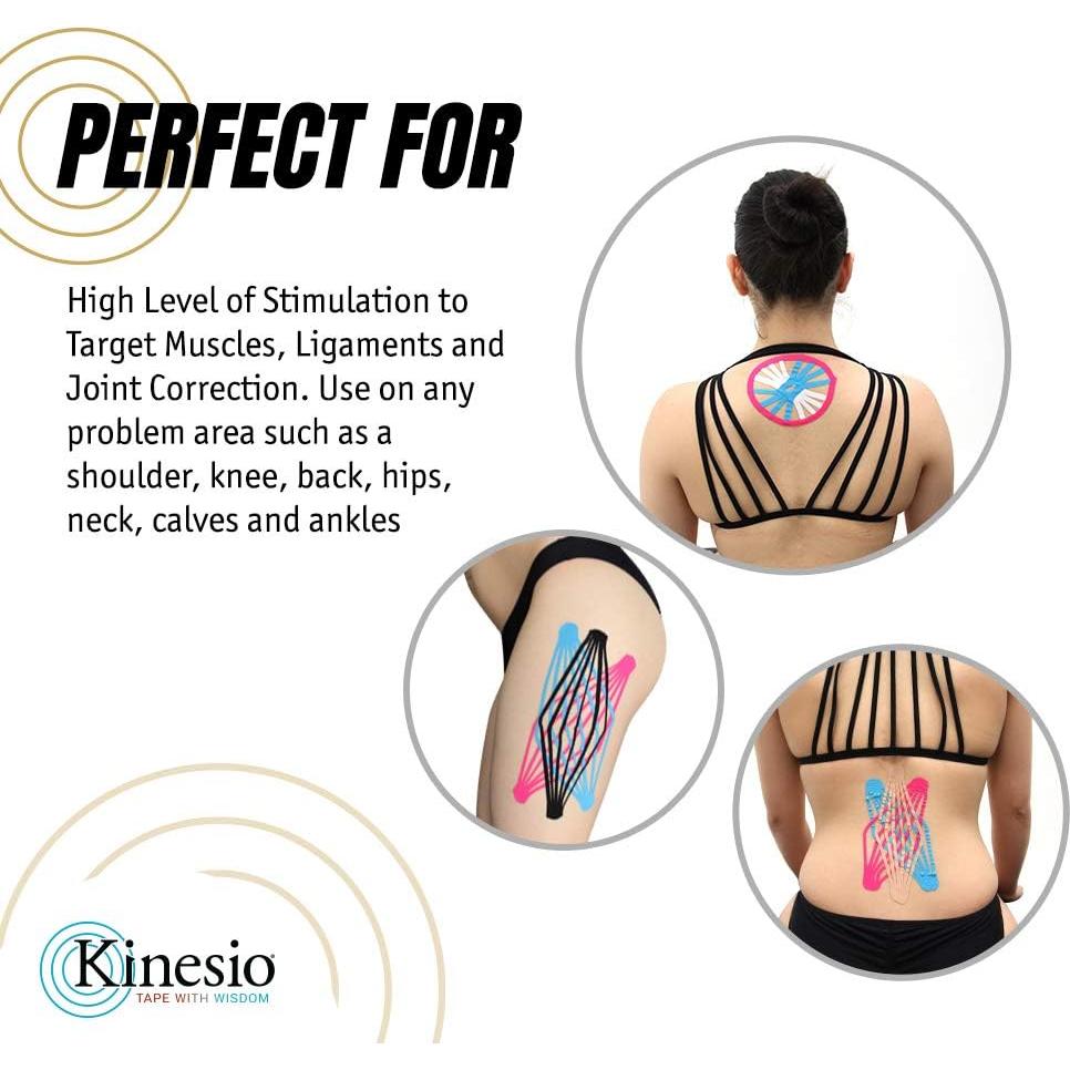 Cinta Kinesio Tex Gold FP Roja 5,08 cm x 5,03 m - 6 Pzas