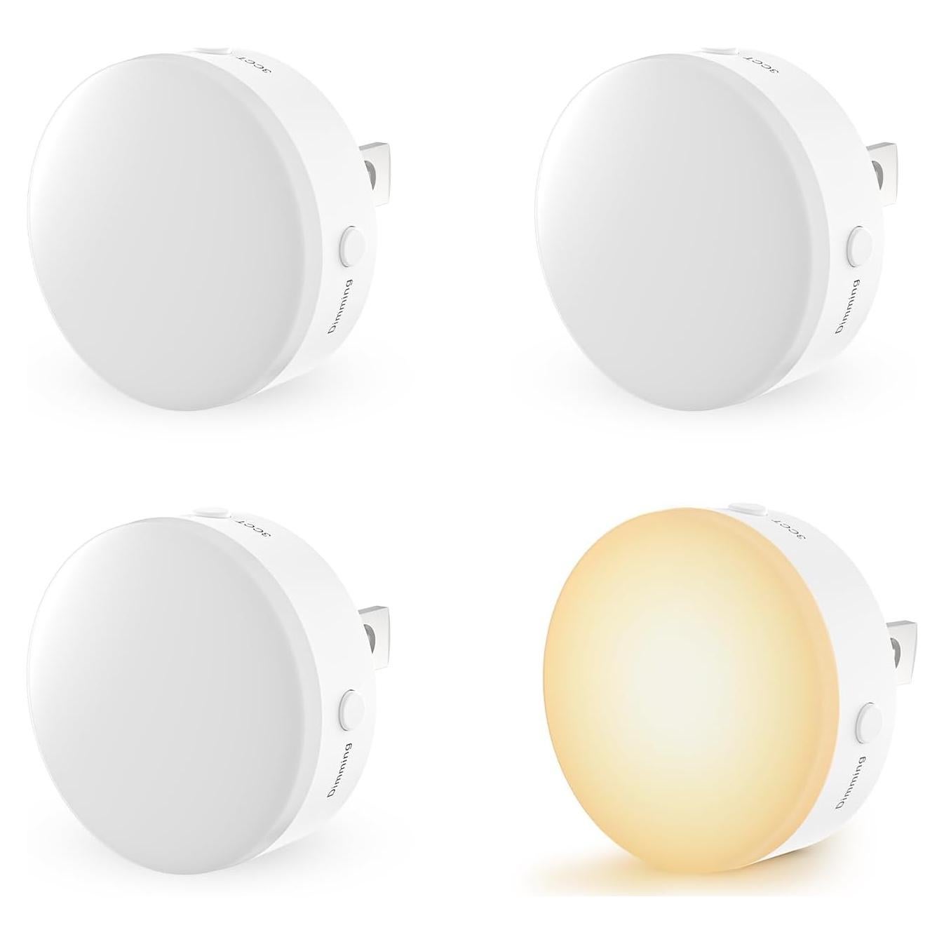 Luz Nocturna LED Regulable JUNLIT, 4 Niveles de Brillo, 3 CCT