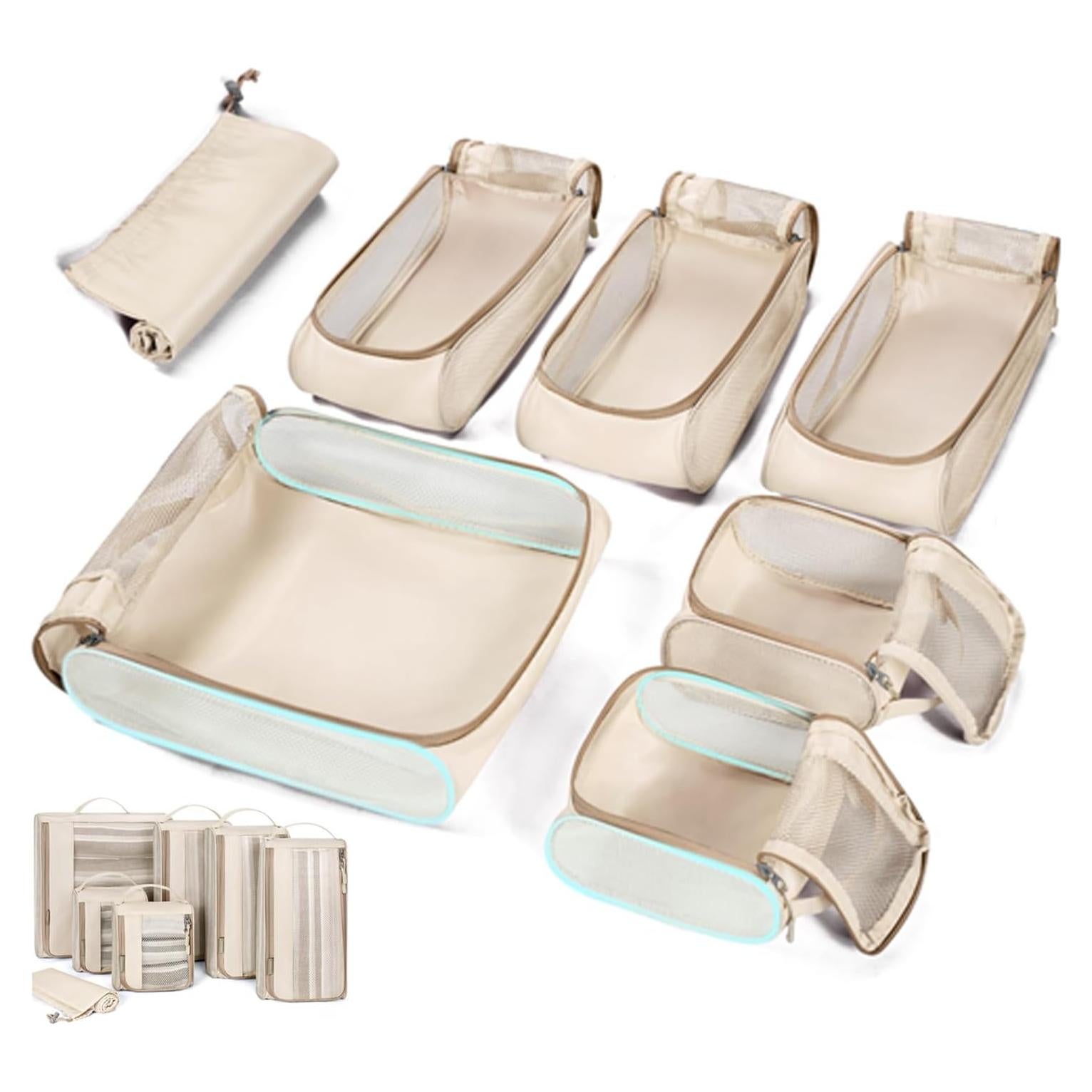 Conjunto de Cubos de Empaque BAGSMART 7 Piezas Viaje