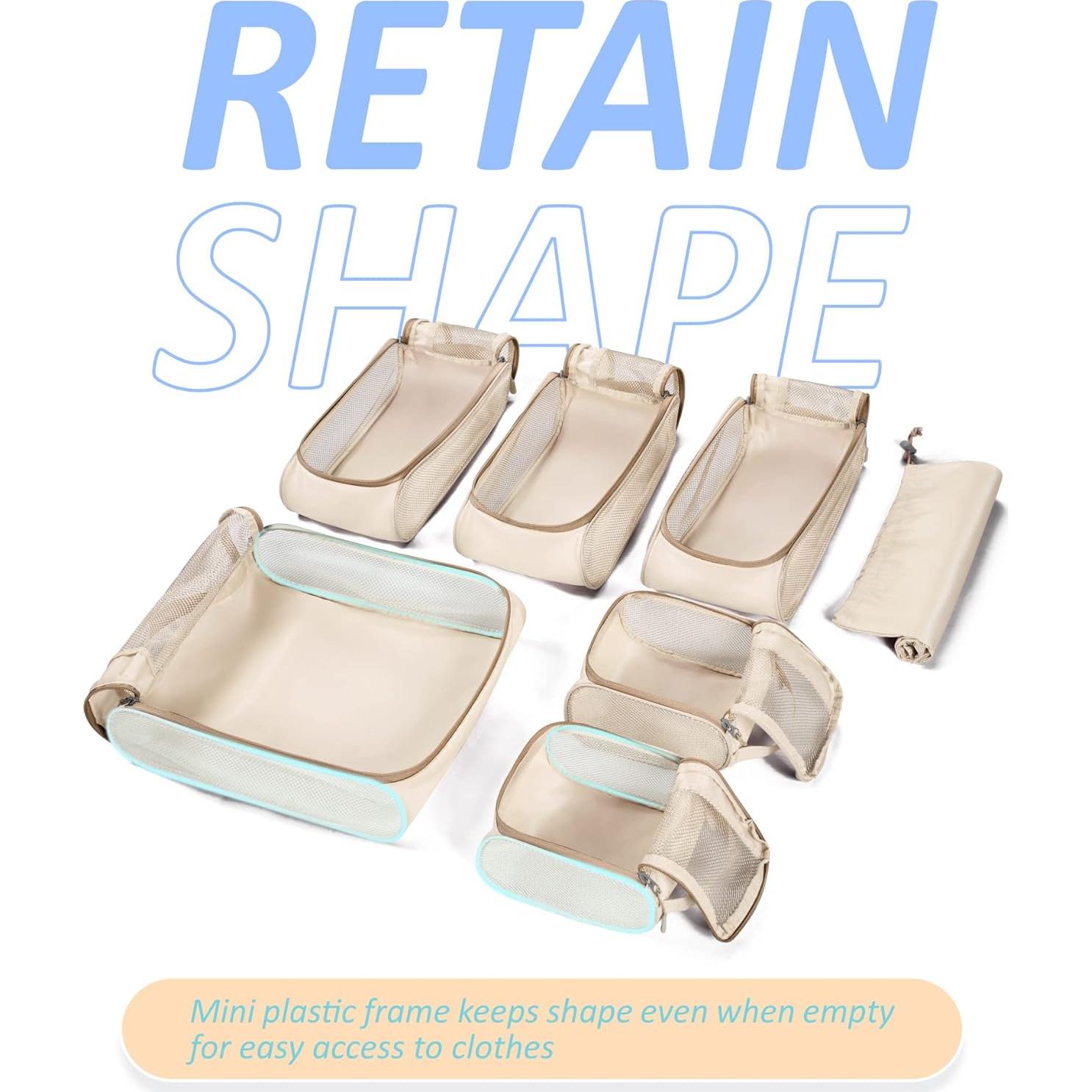 Conjunto de Cubos de Empaque BAGSMART 7 Piezas Viaje