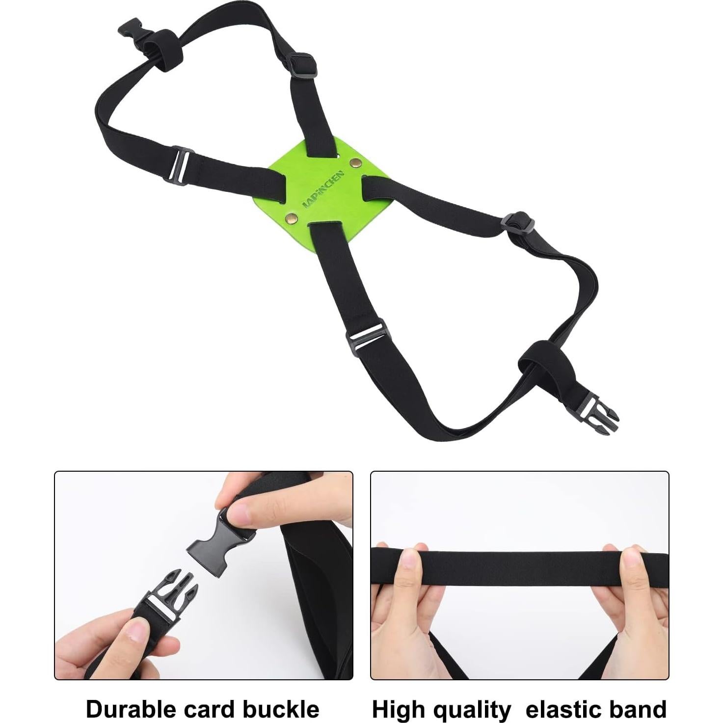 Correa Bungee Ajustable Lapinchen para Equipaje Verde