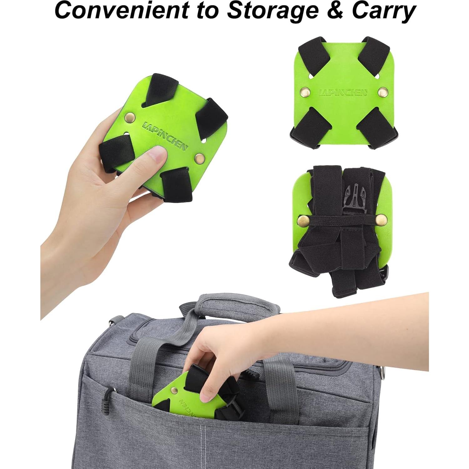 Correa Bungee Ajustable Lapinchen para Equipaje Verde