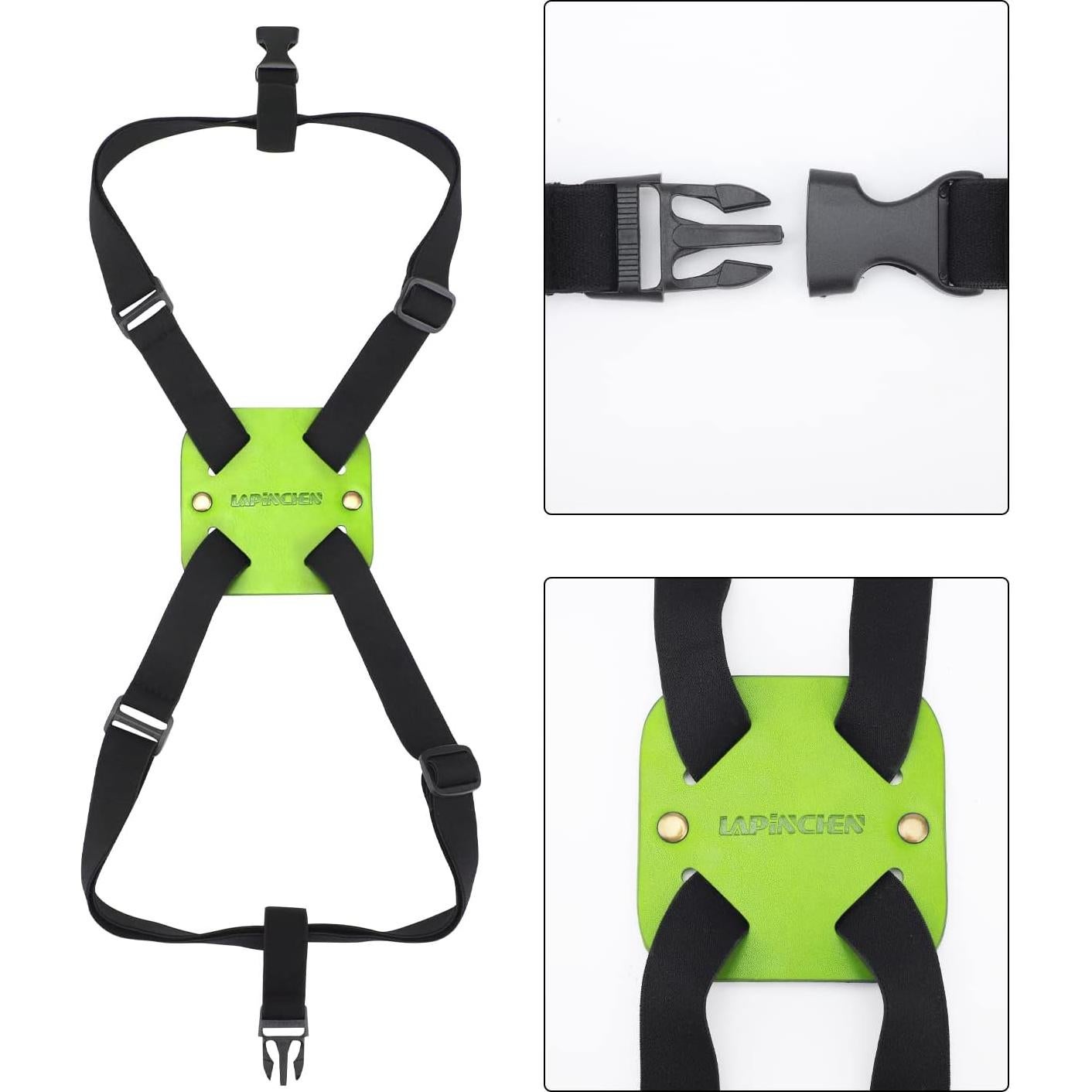 Correa Bungee Ajustable Lapinchen para Equipaje Verde