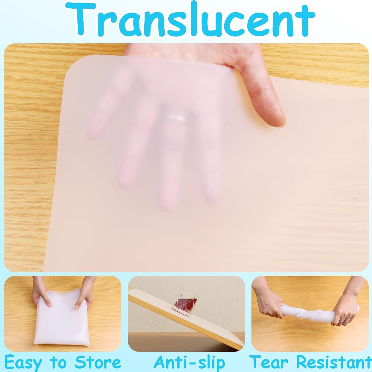 Alfombrilla de Silicona PABUSIOR 35.5x50.8cm Antideslizante