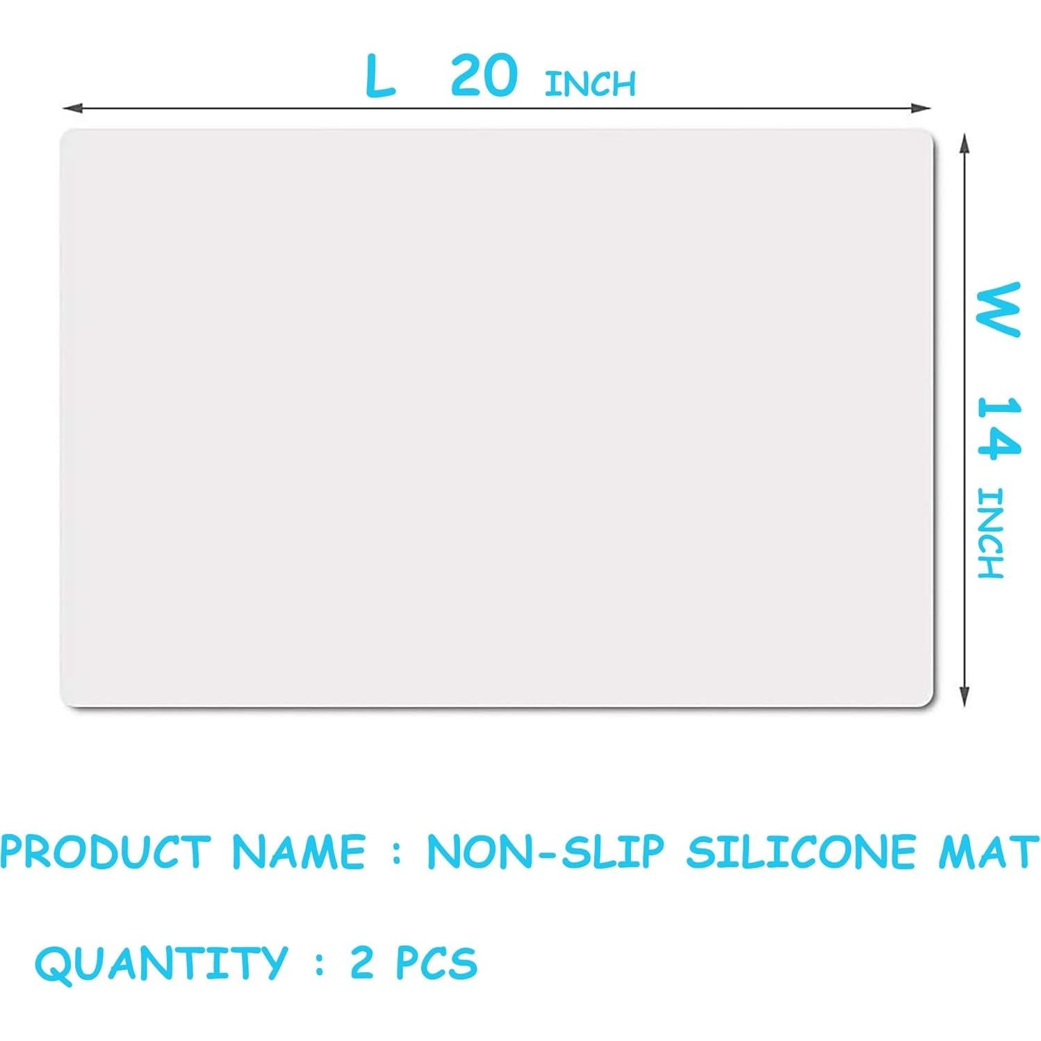 Alfombrilla de Silicona PABUSIOR 35.5x50.8cm Antideslizante