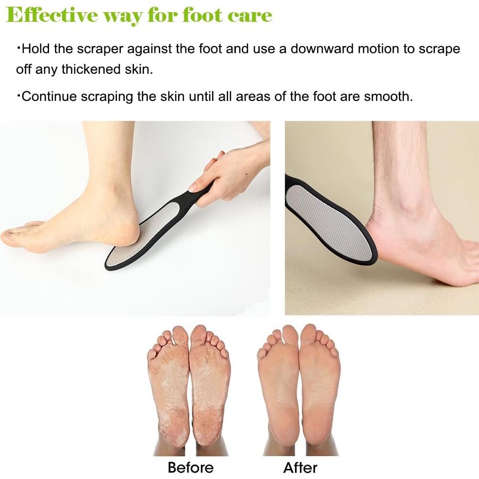 Lima de Pedicura BEZOX Doble Cara Acero Inoxidable 26cm