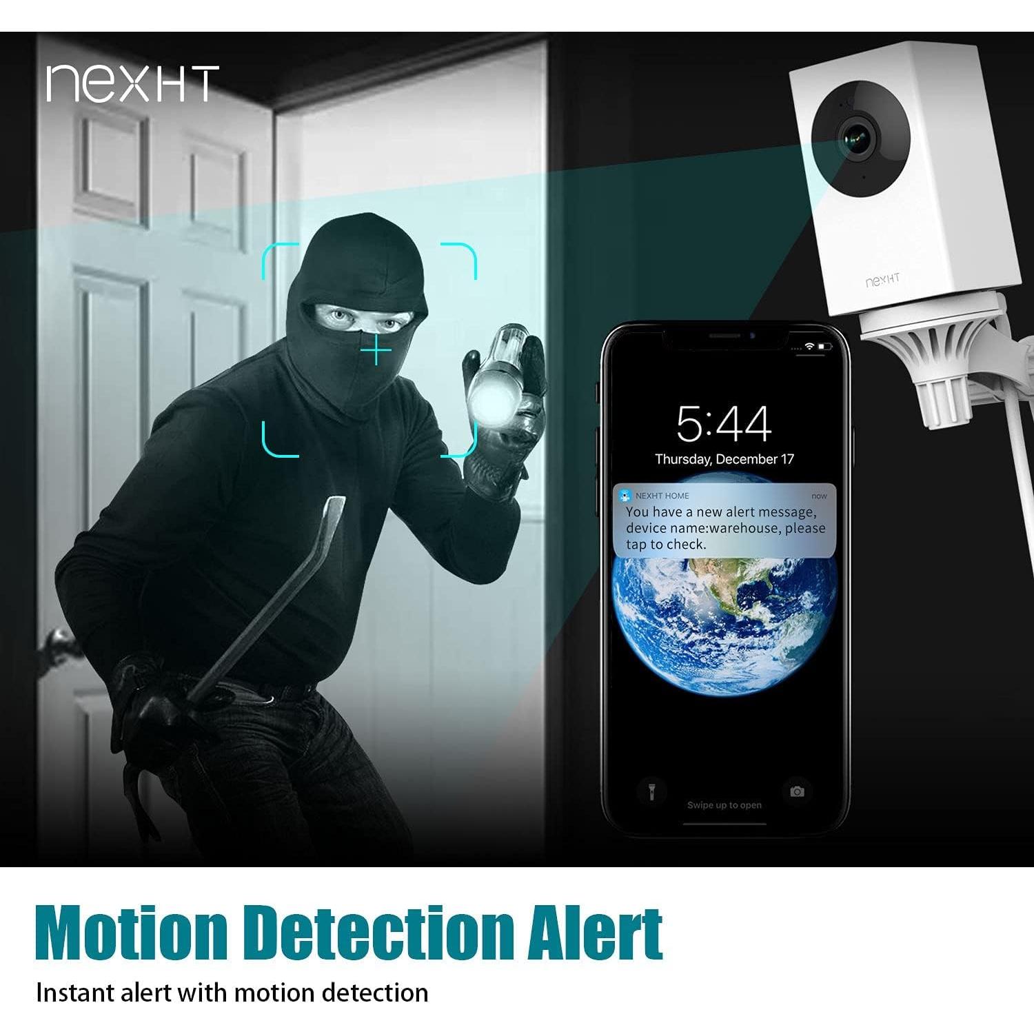 Cámara Inteligente NexHT 1080P Wi-Fi con Visión Nocturna