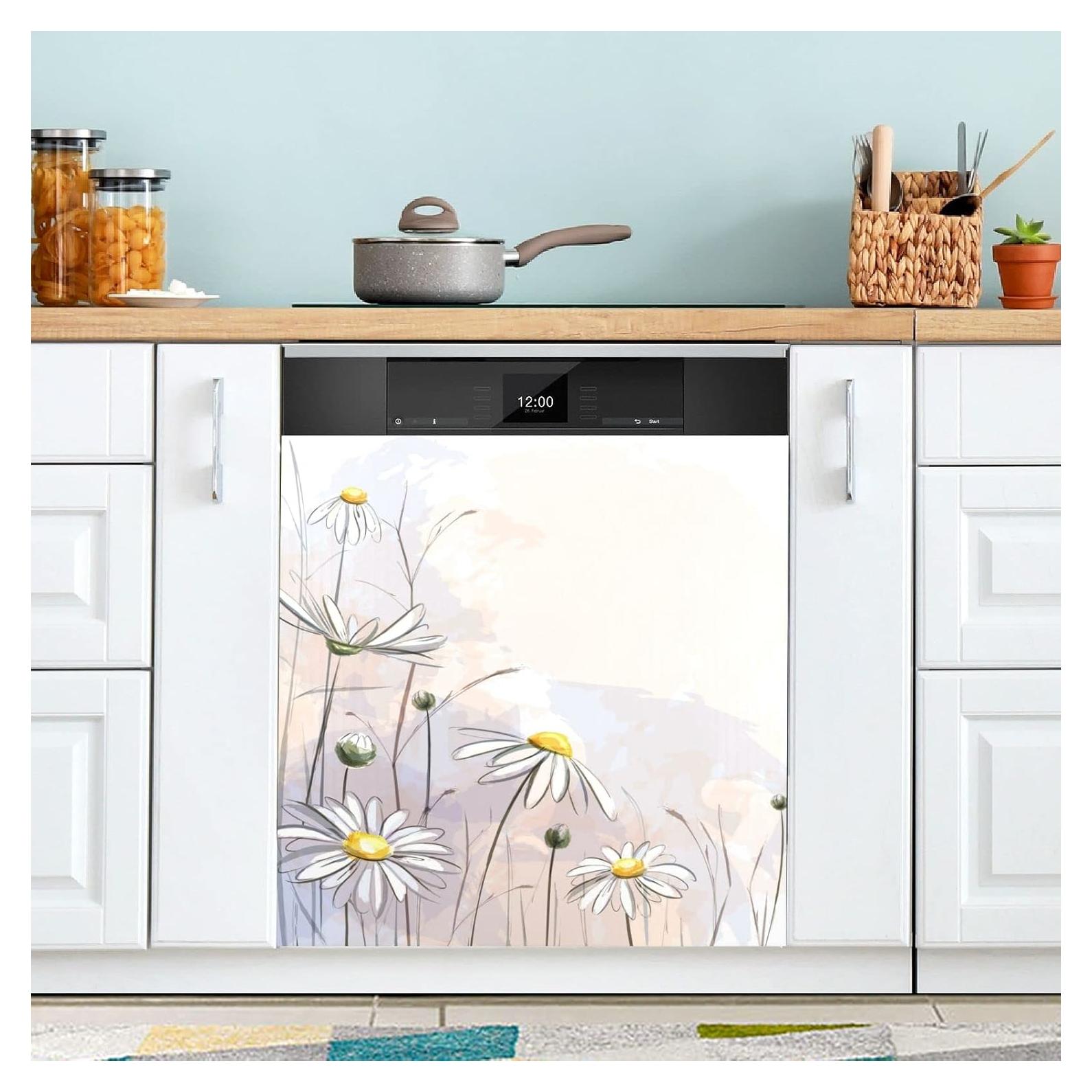 Cubierta Magnética para Lavavajillas Bolaz 58x66 cm Floral