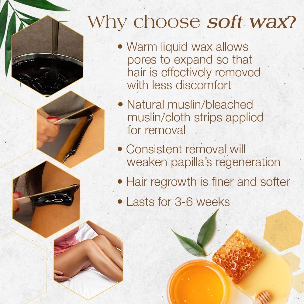 Cera Depilatoria Suave GiGi Dark Honee 396 g para Vello Grueso