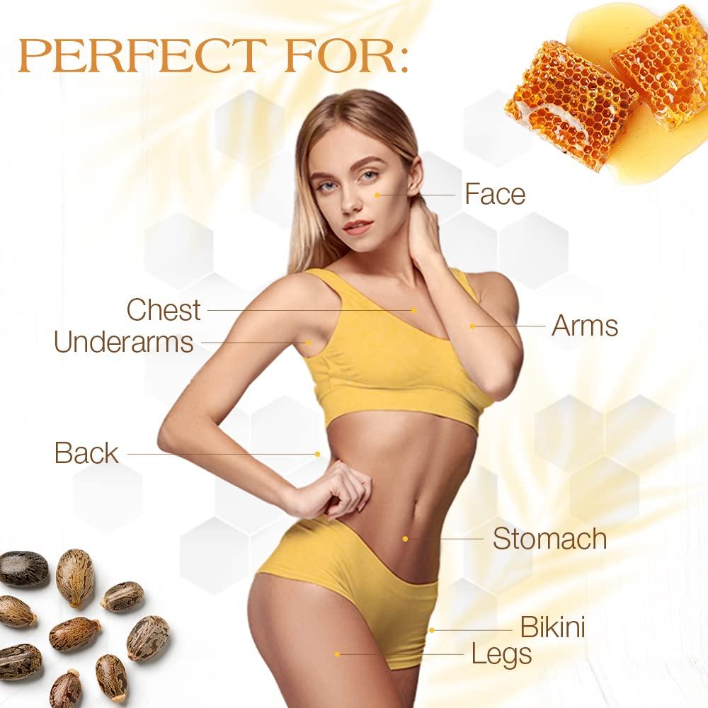 Cera Depilatoria Suave GiGi Dark Honee 396 g para Vello Grueso