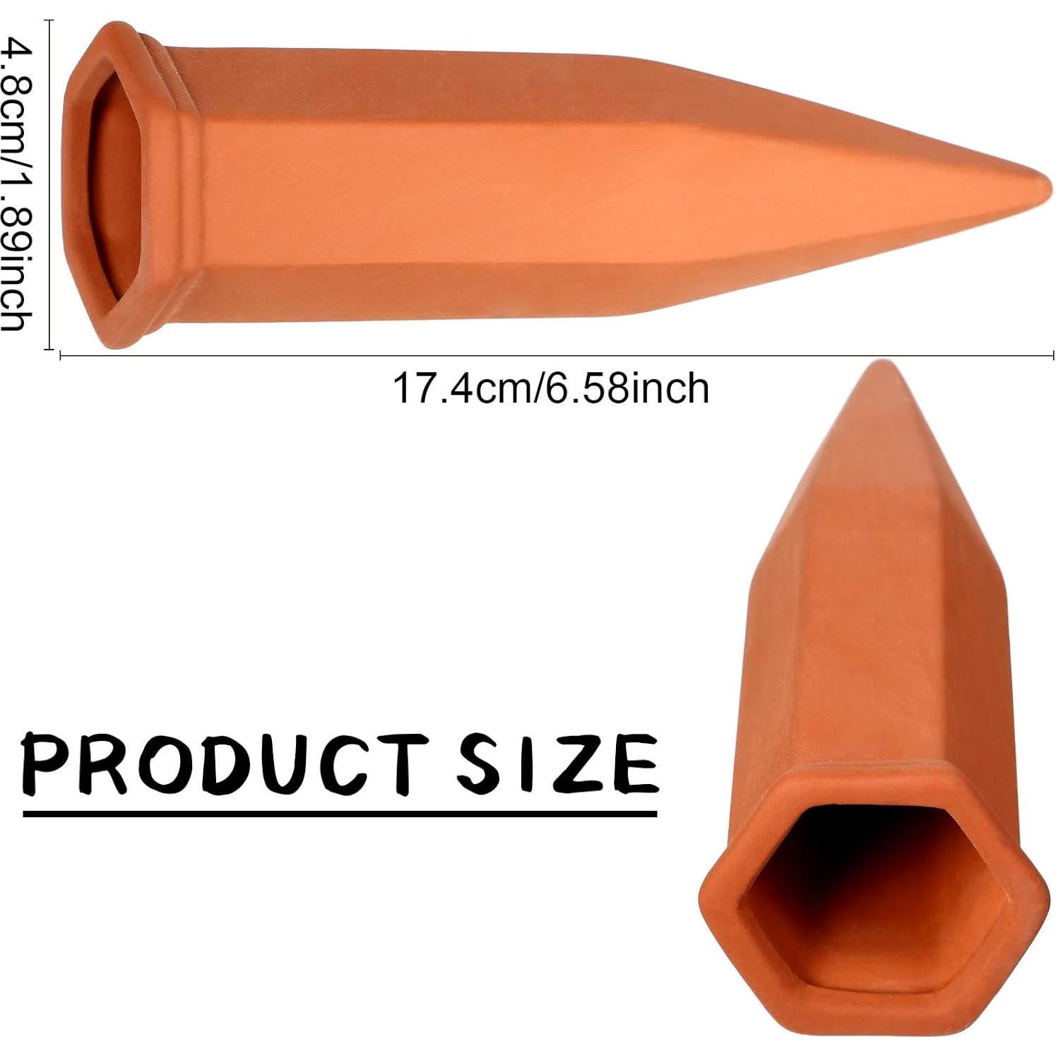 Estacas de Riego Jovitec 6 Piezas Terracota Auto Riego