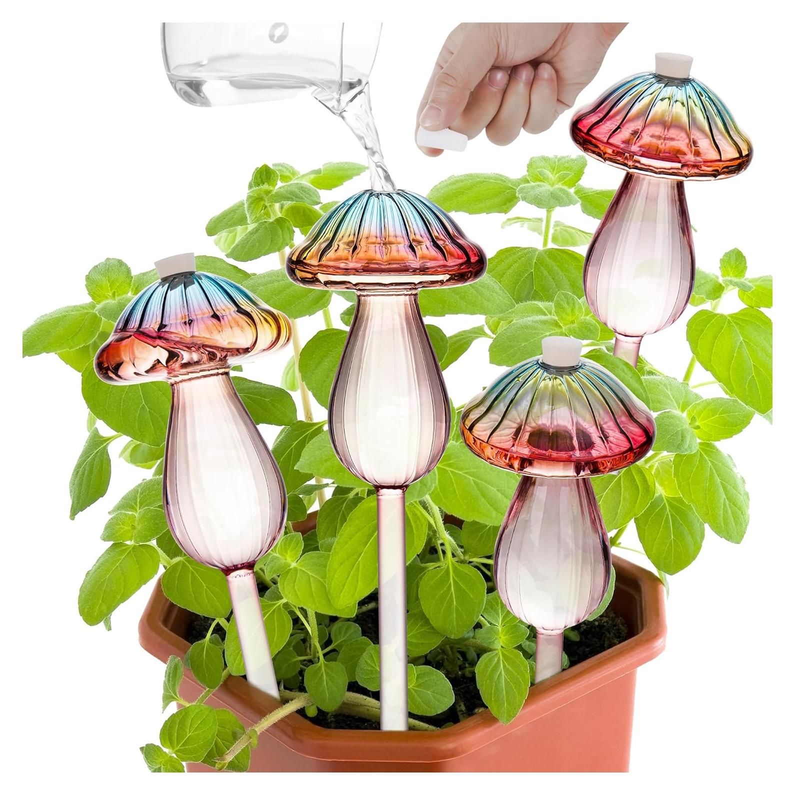 Esferas de Riego Kaimfdg 4 PCS Arcoíris para Plantas