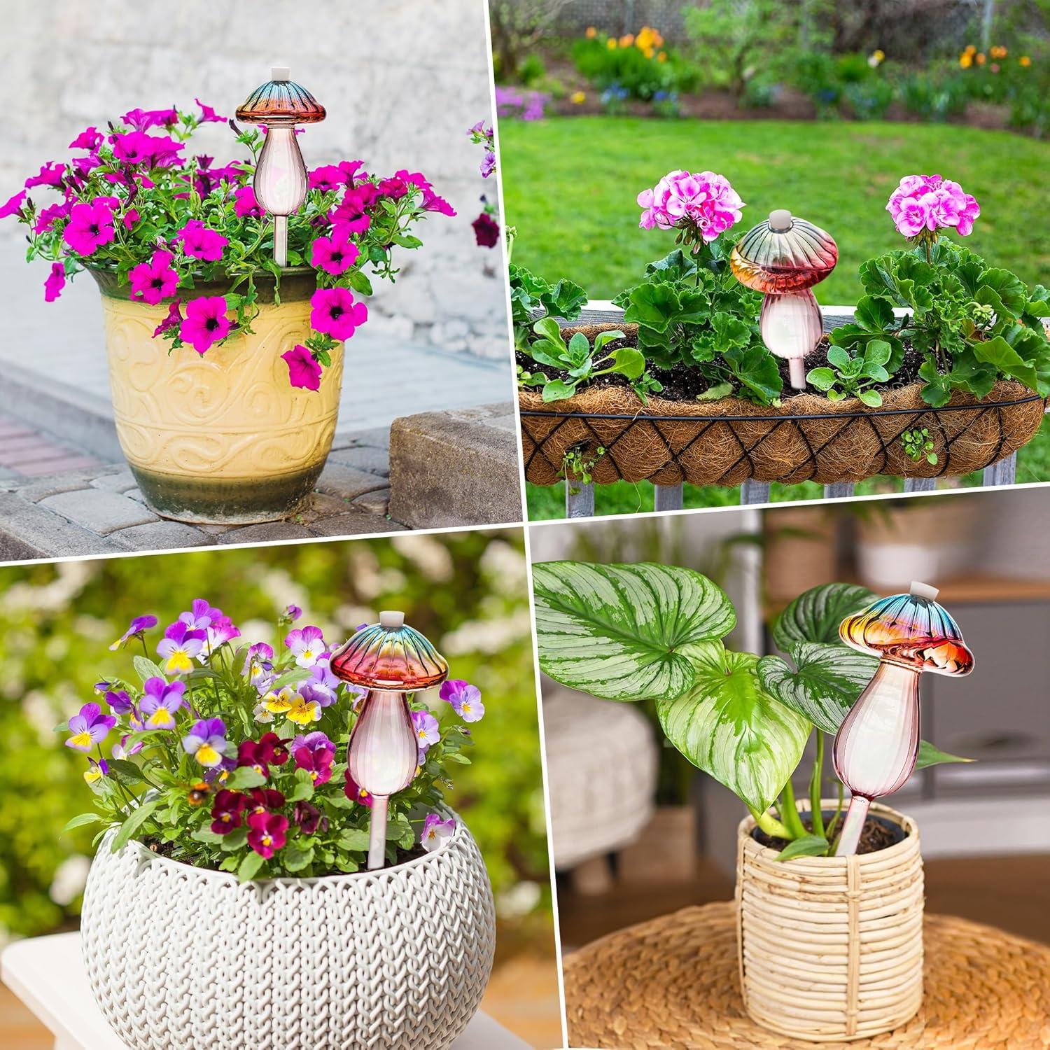 Esferas de Riego Kaimfdg 4 PCS Arcoíris para Plantas