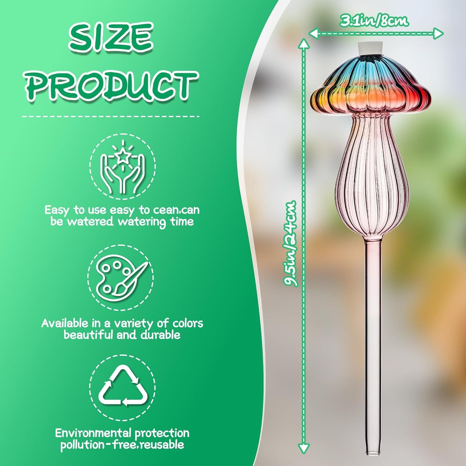 Esferas de Riego Kaimfdg 4 PCS Arcoíris para Plantas