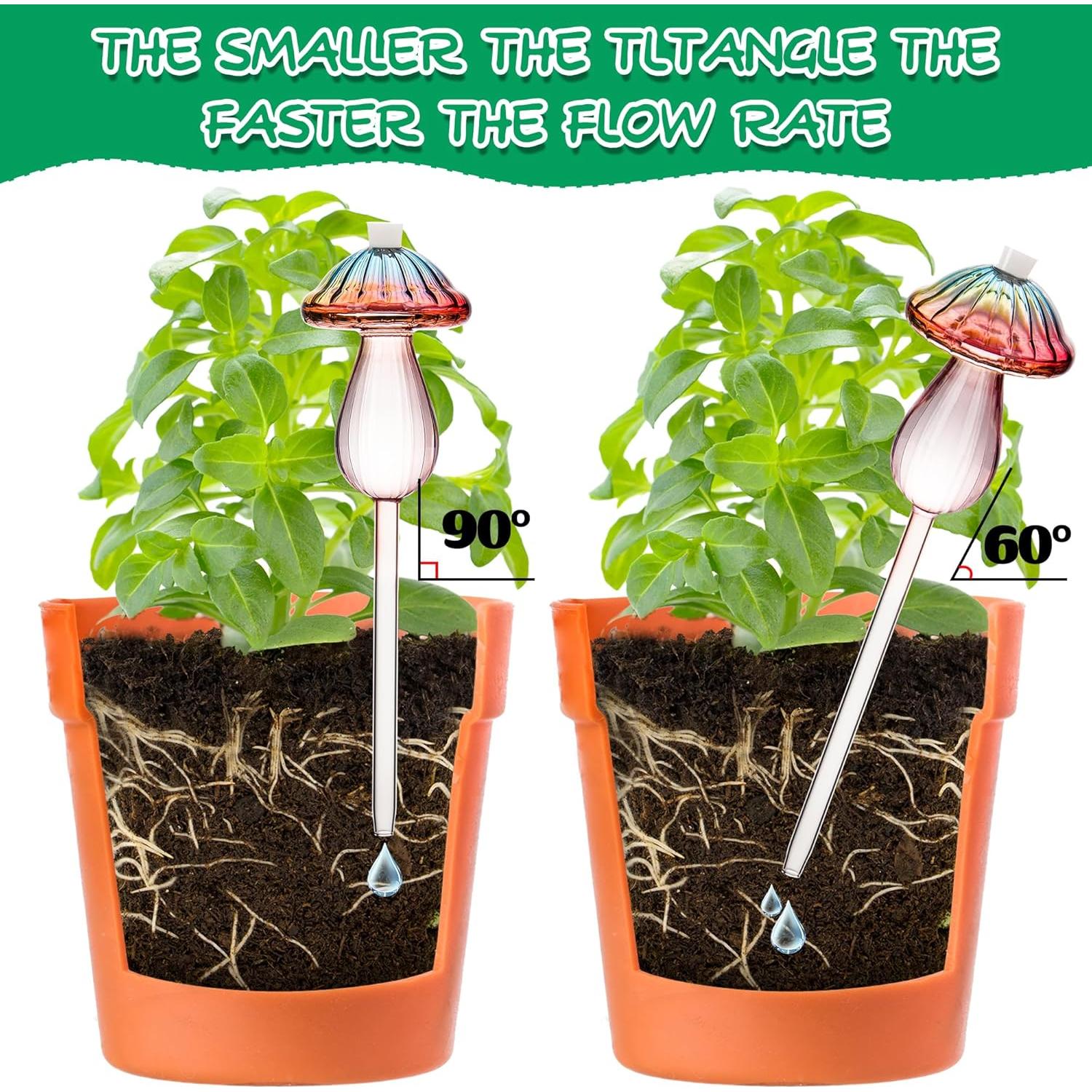 Esferas de Riego Kaimfdg 4 PCS Arcoíris para Plantas