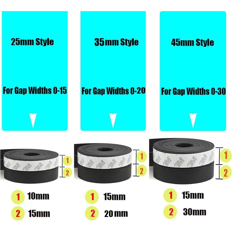 Tira de Sellado de Silicona JR JUN RONG 5m x 25mm Aislante