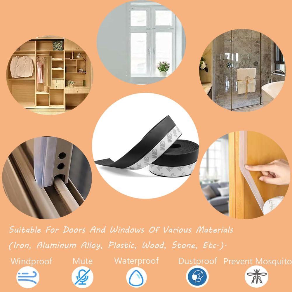 Tira de Sellado de Silicona JR JUN RONG 5m x 25mm Aislante