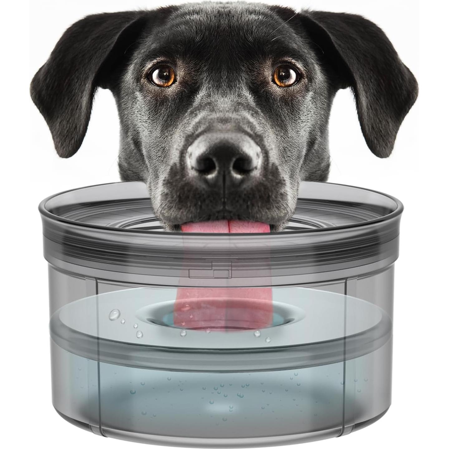 Tazón de Agua para Perros Techphardo 3.8L Antisalpicaduras