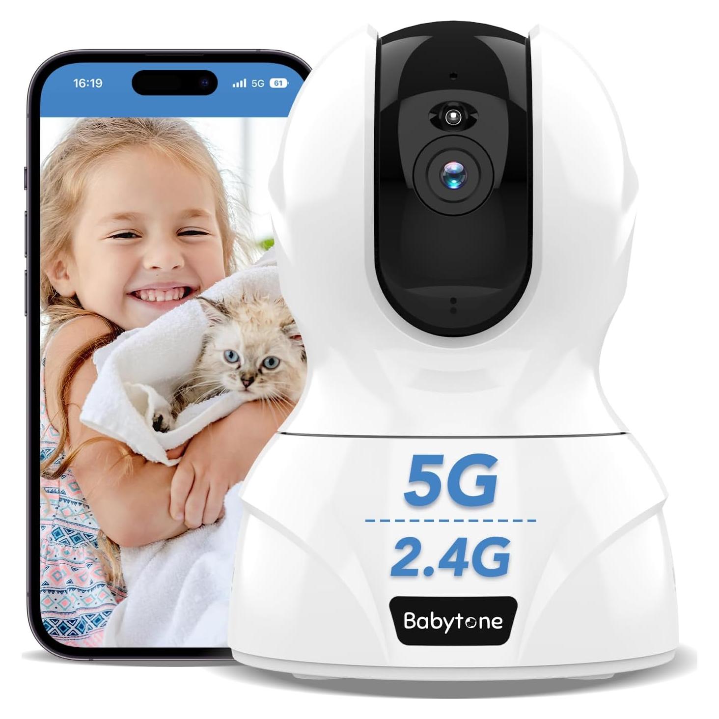 Cámara Interior Babytone 4MP WiFi con Audio Bidireccional