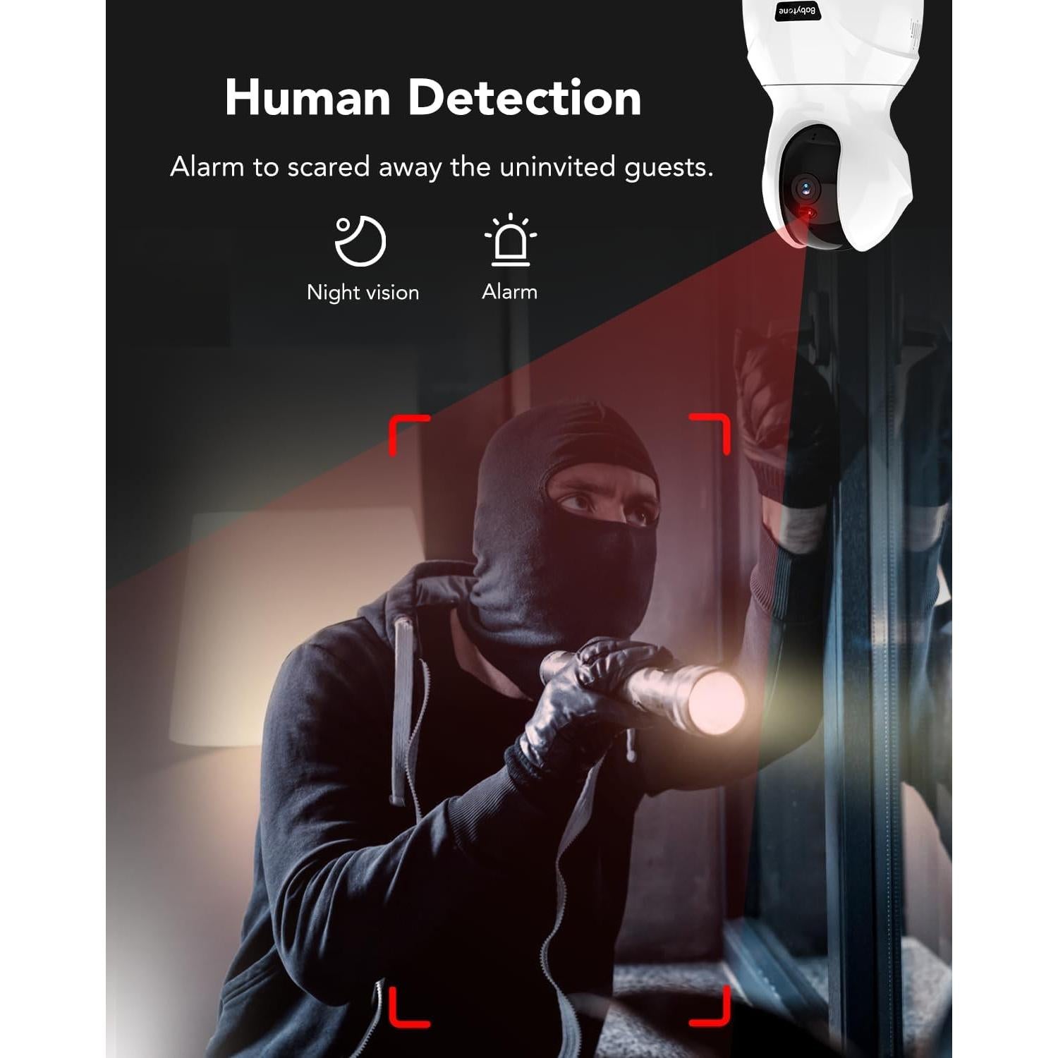 Cámara Interior Babytone 4MP WiFi con Audio Bidireccional