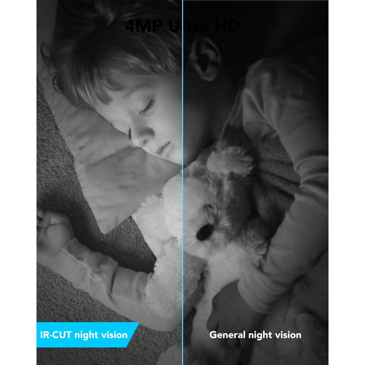 Cámara Interior Babytone 4MP WiFi con Audio Bidireccional