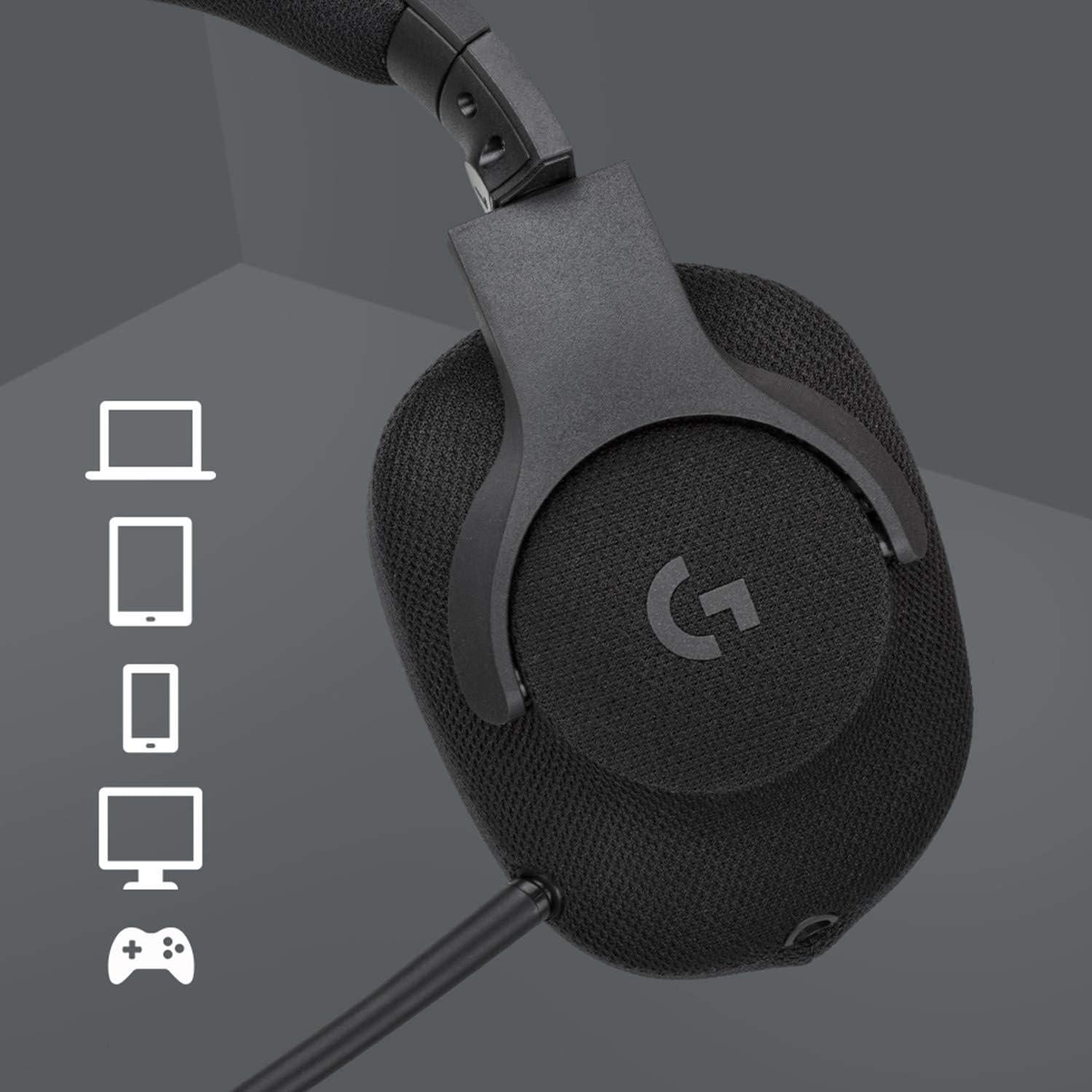 Auriculares Gaming Logitech G433 7.1 con Cable - Negro